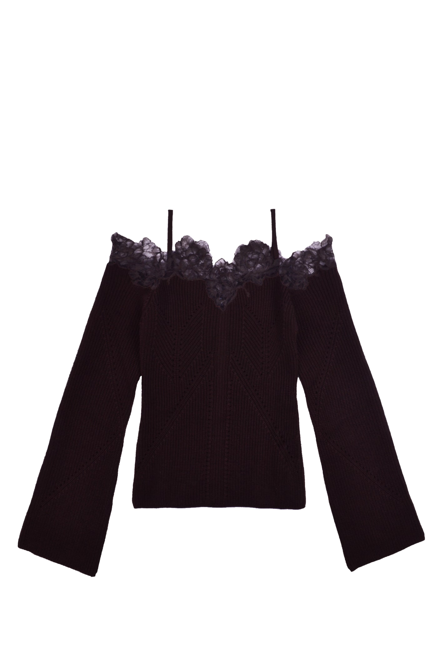 Blumarine Sweater With Flared Sleeves