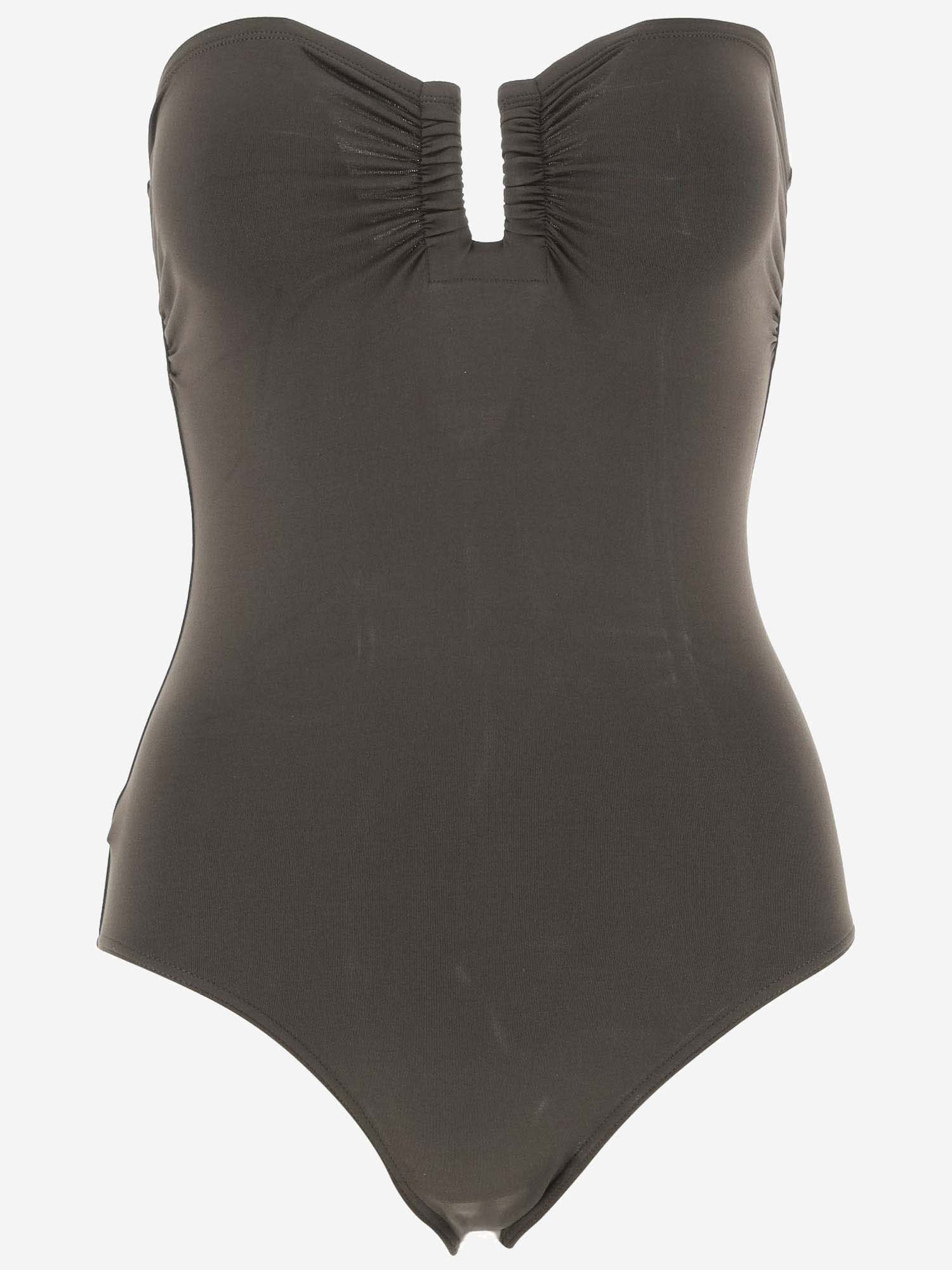 Shop Eres Cassiopee One-piece Swimsuit In Brown