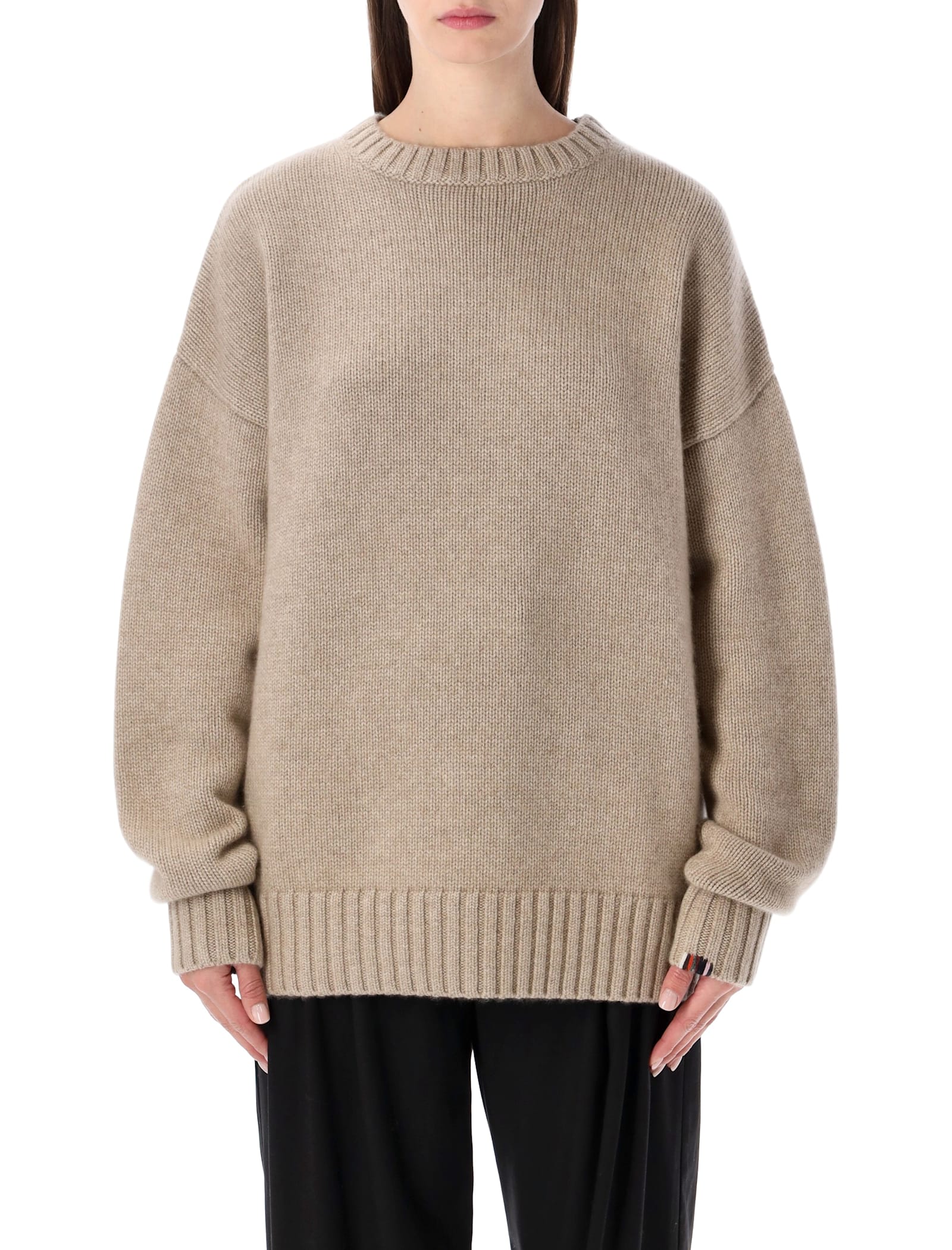 Extreme Cashmere N°383 Lovely Cashmere Sweater In Brown
