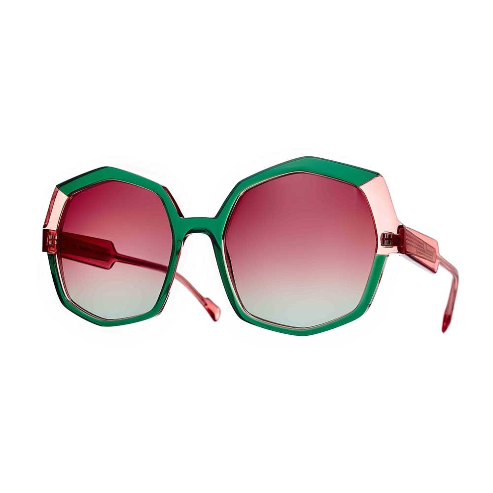 Caroline Abram Sunglasses In Verde/marrone