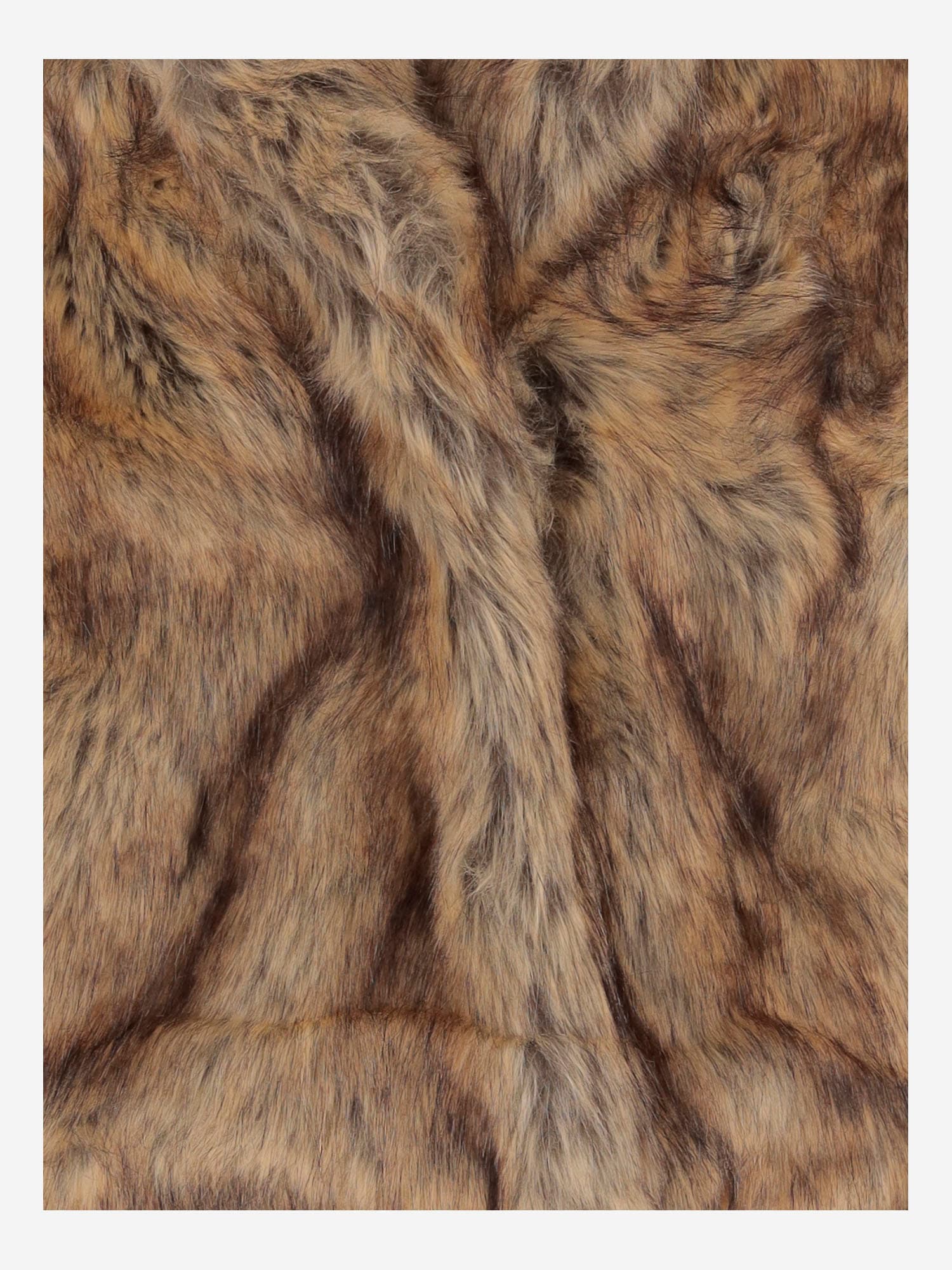 The Garment Damiy Coat In Faux Fur In Brown