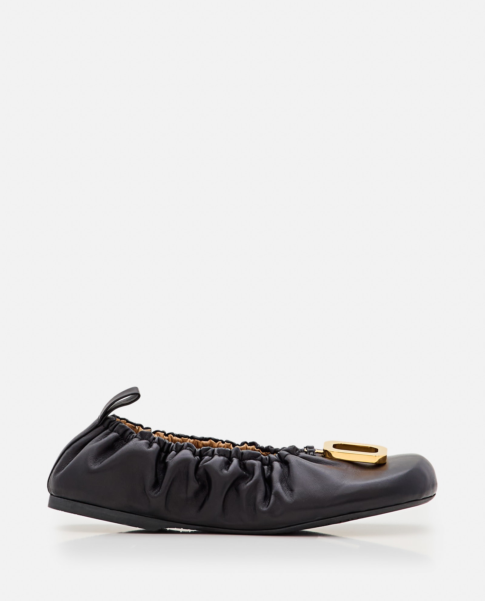 JW ANDERSON LEATHER BALLET FLATS
