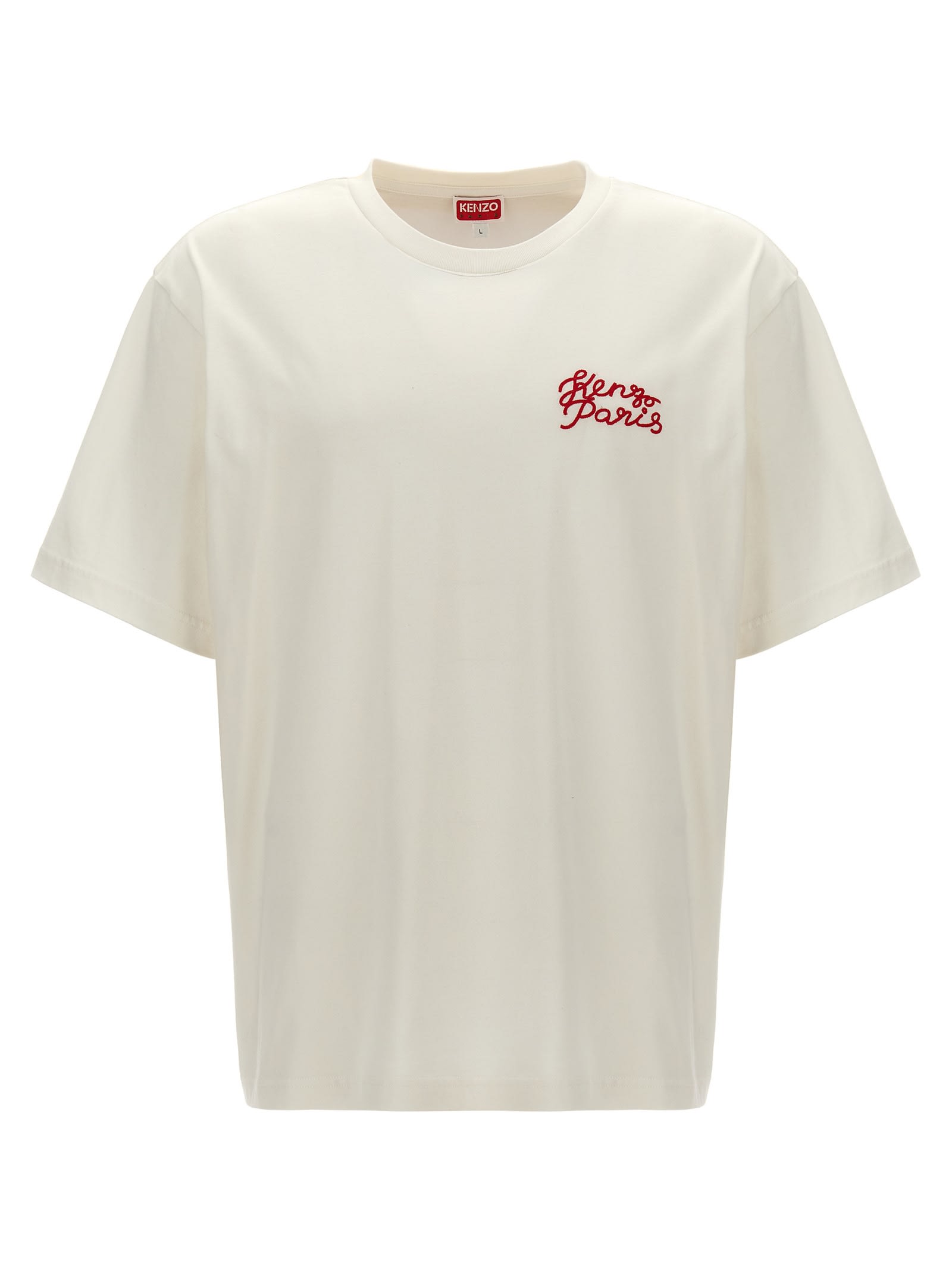 Shop Kenzo Cvd Oversized T-shirt In Beige