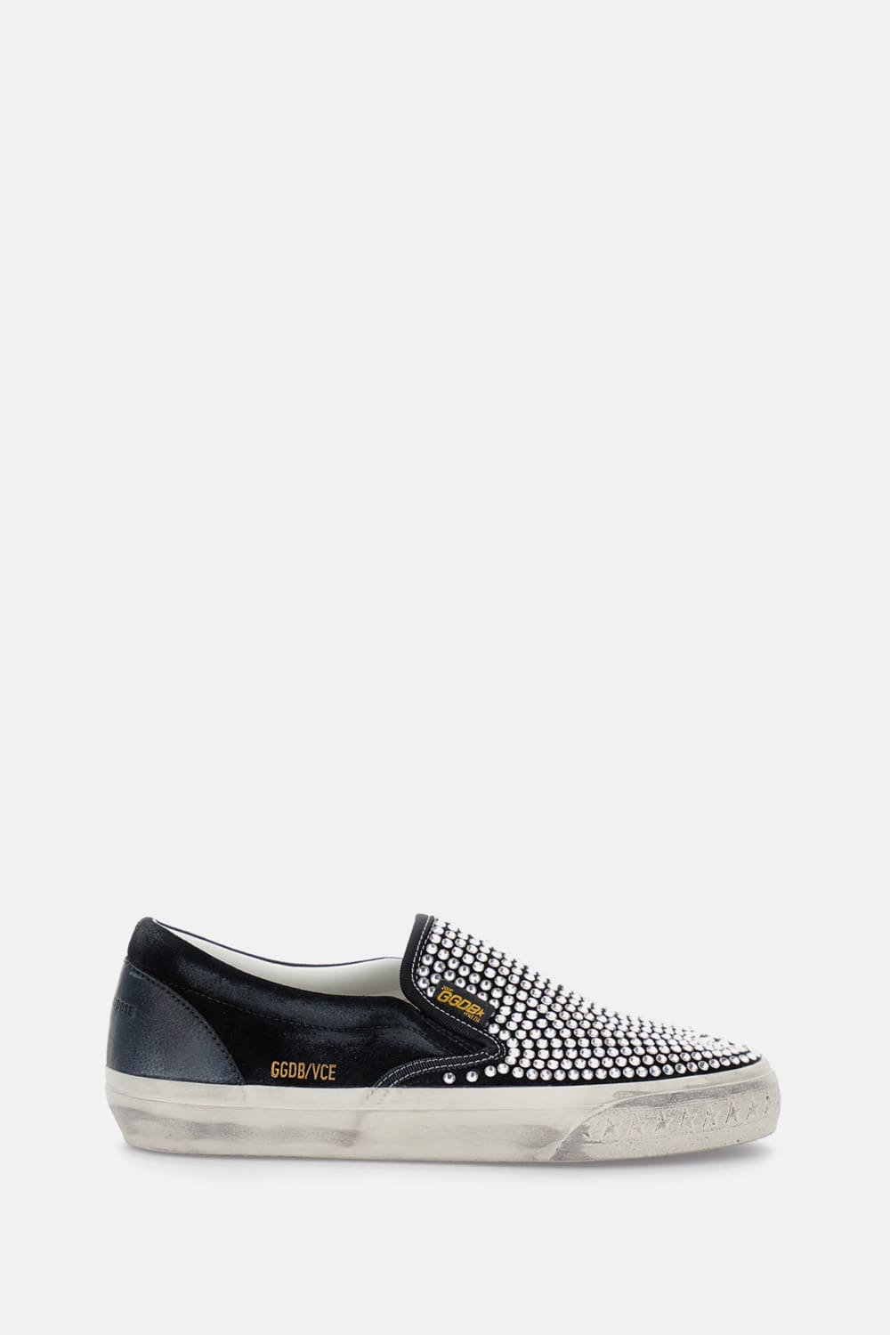 Golden Goose Suede Upper Sneakers In Black