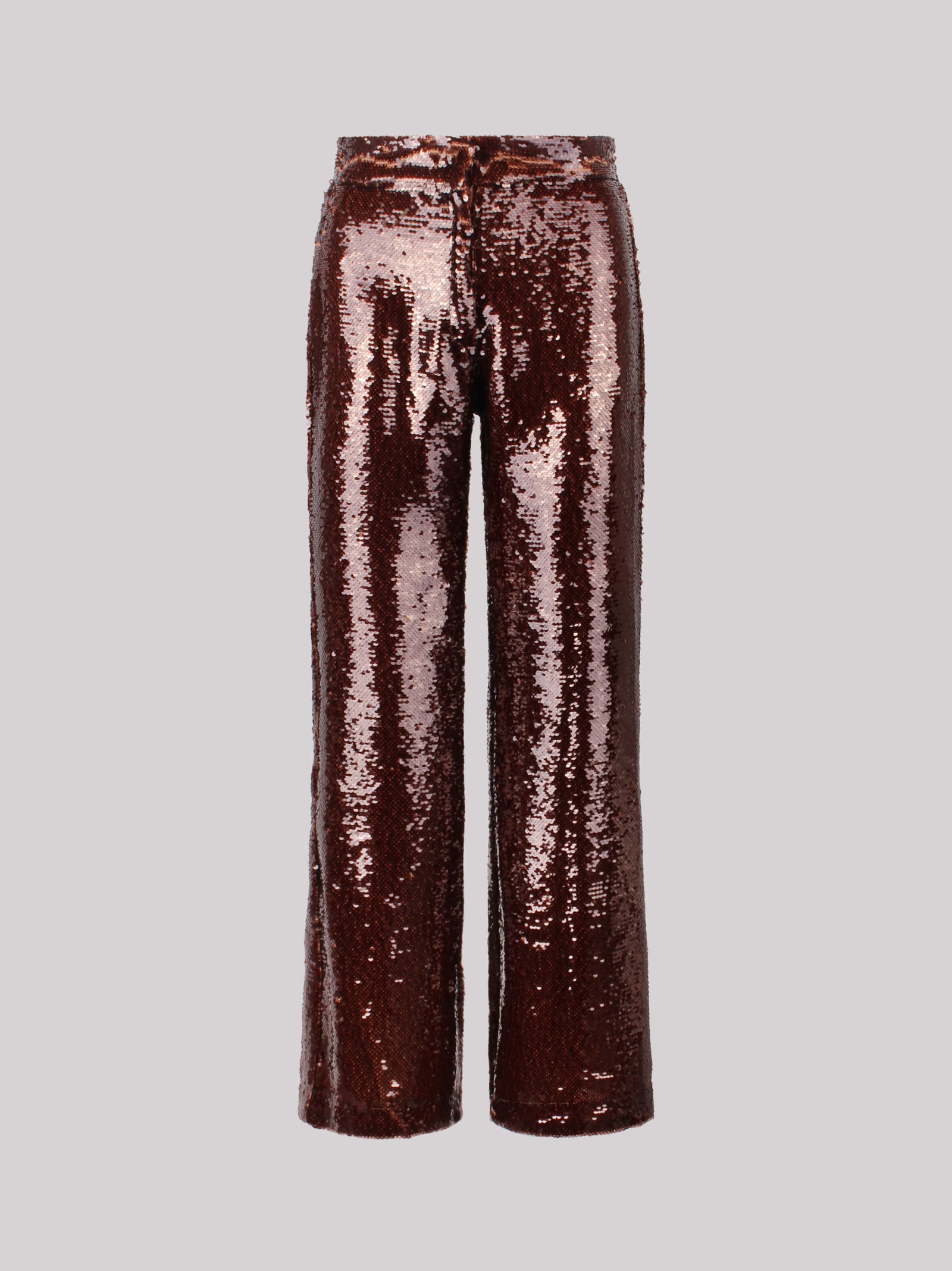 Sequined Flared Trousers