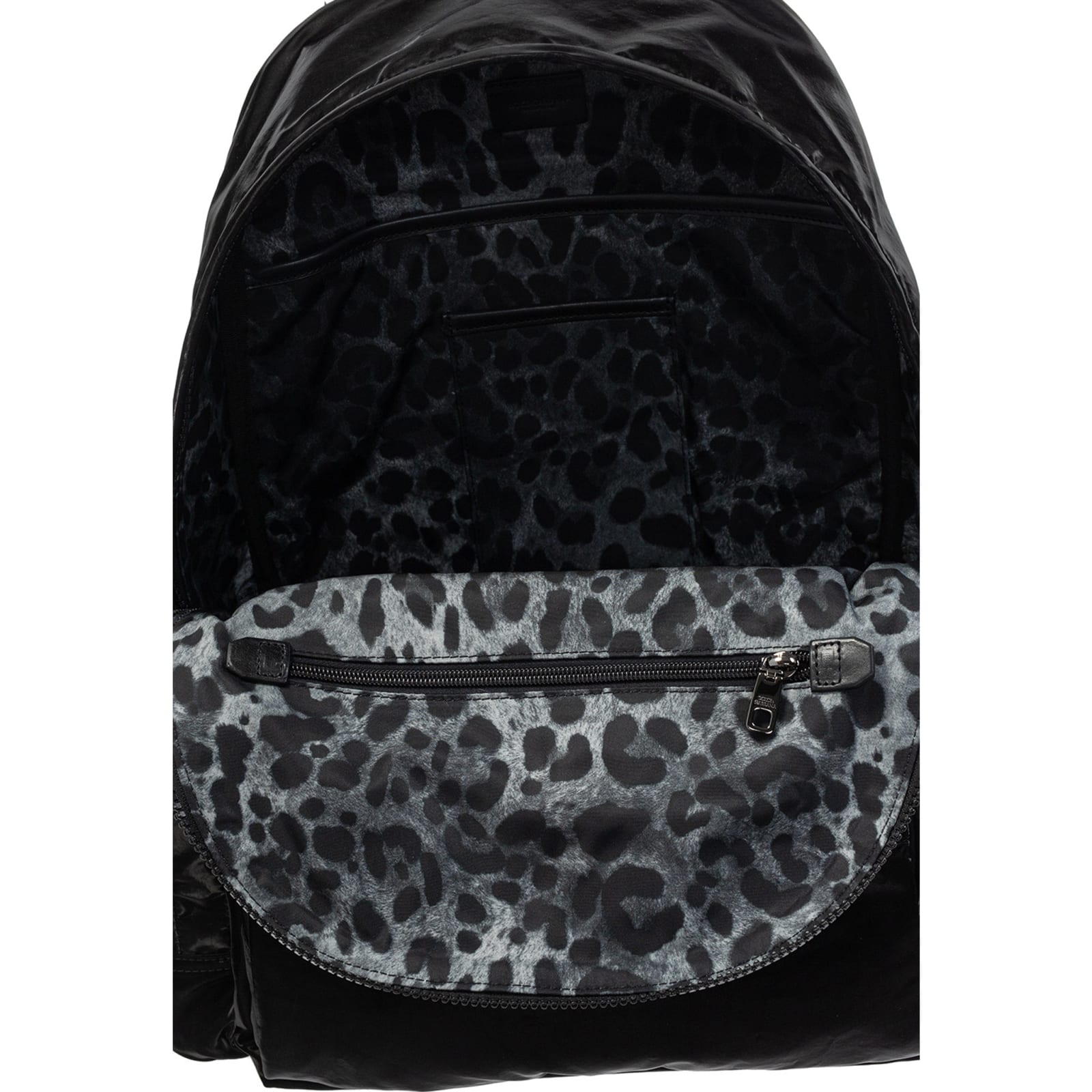 Shop Dolce & Gabbana Embossed Logo Backpack In Black
