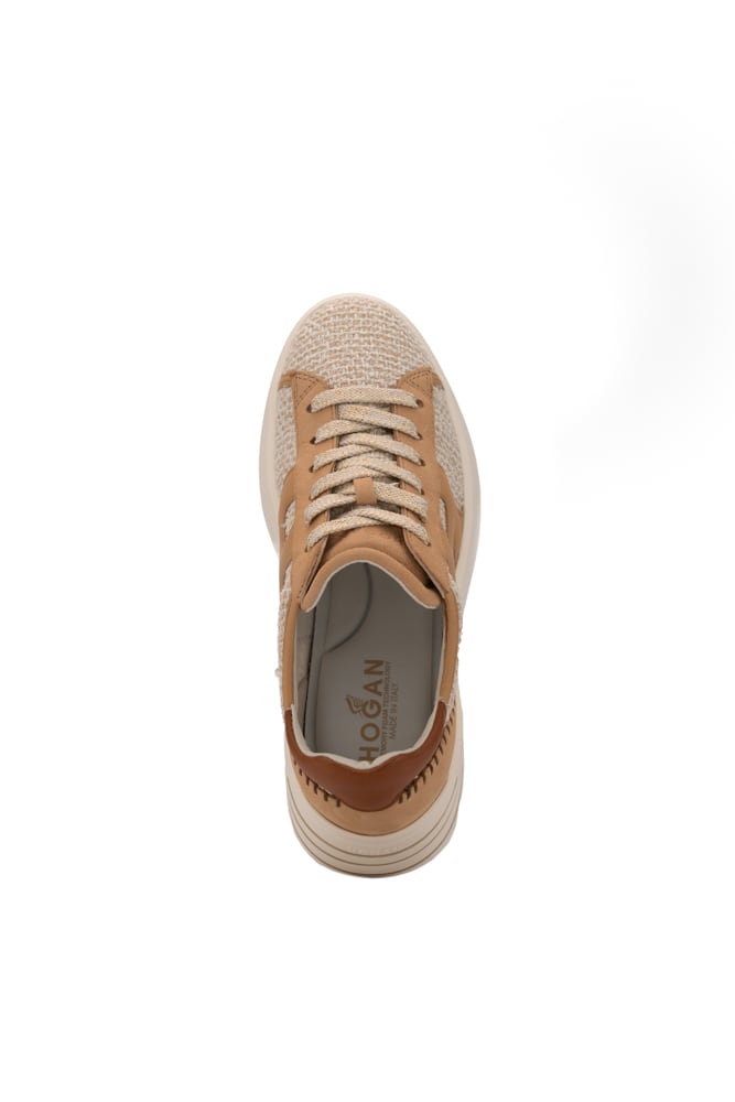 Shop Hogan Rebel Camel Sneakers