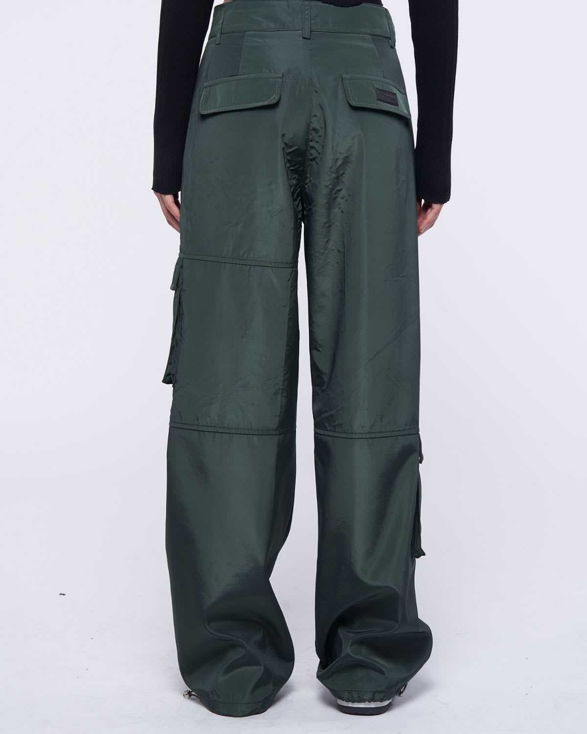 Shop John Richmond Cargo Trousers In Nero