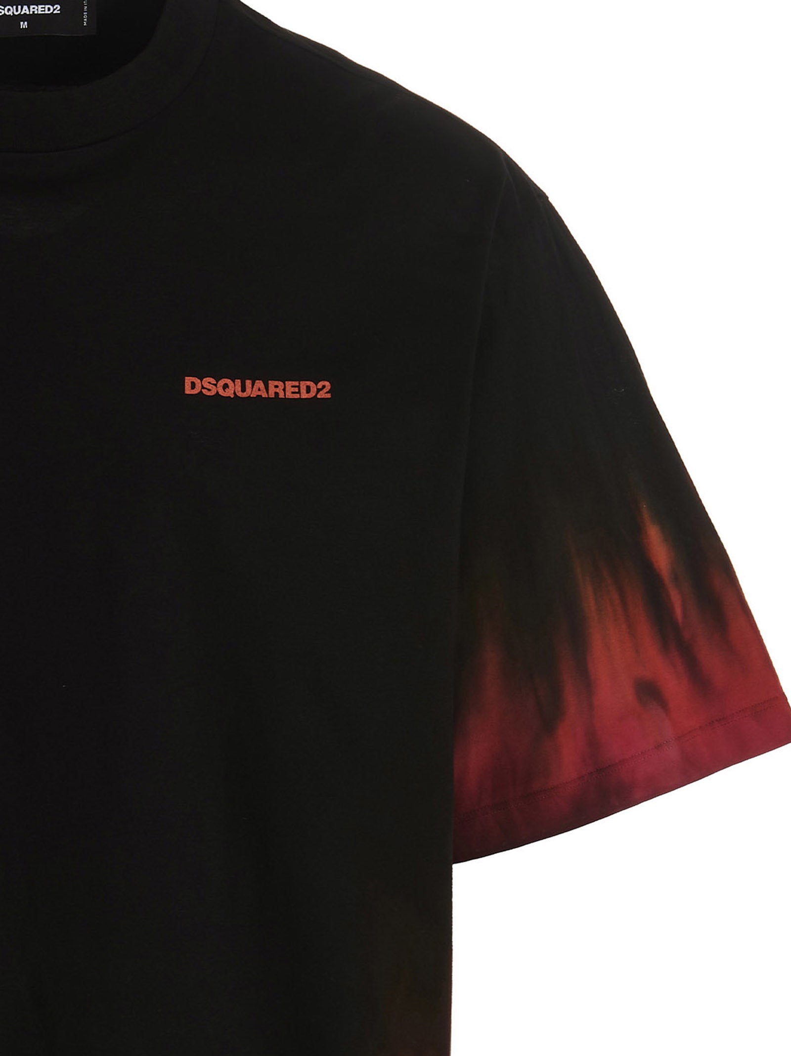Dsquared2 T-shirt D2 Flame Drop In Multicolor