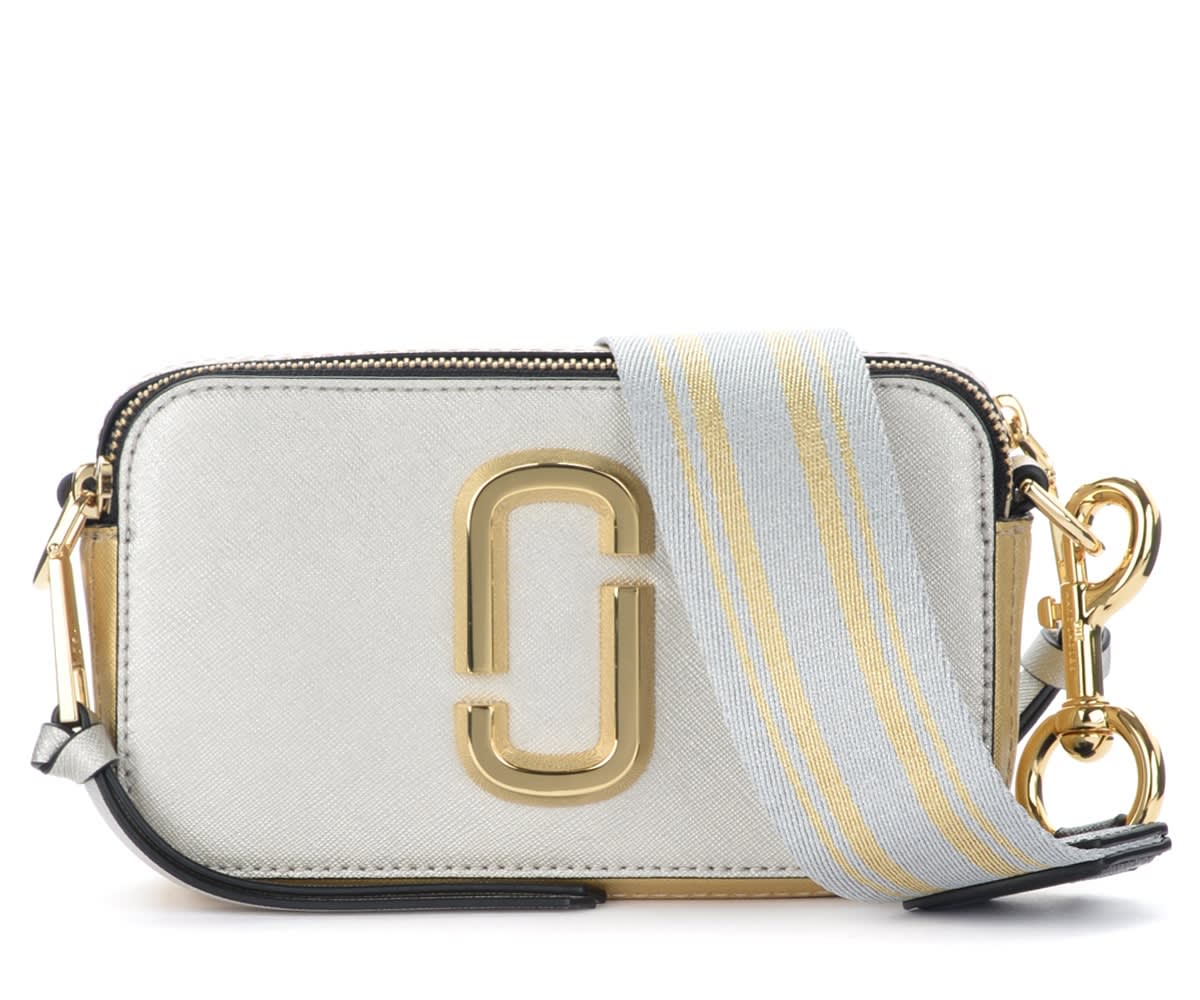 The Marc Jacobs Snapshot Gold And Silver Shoulder Bag