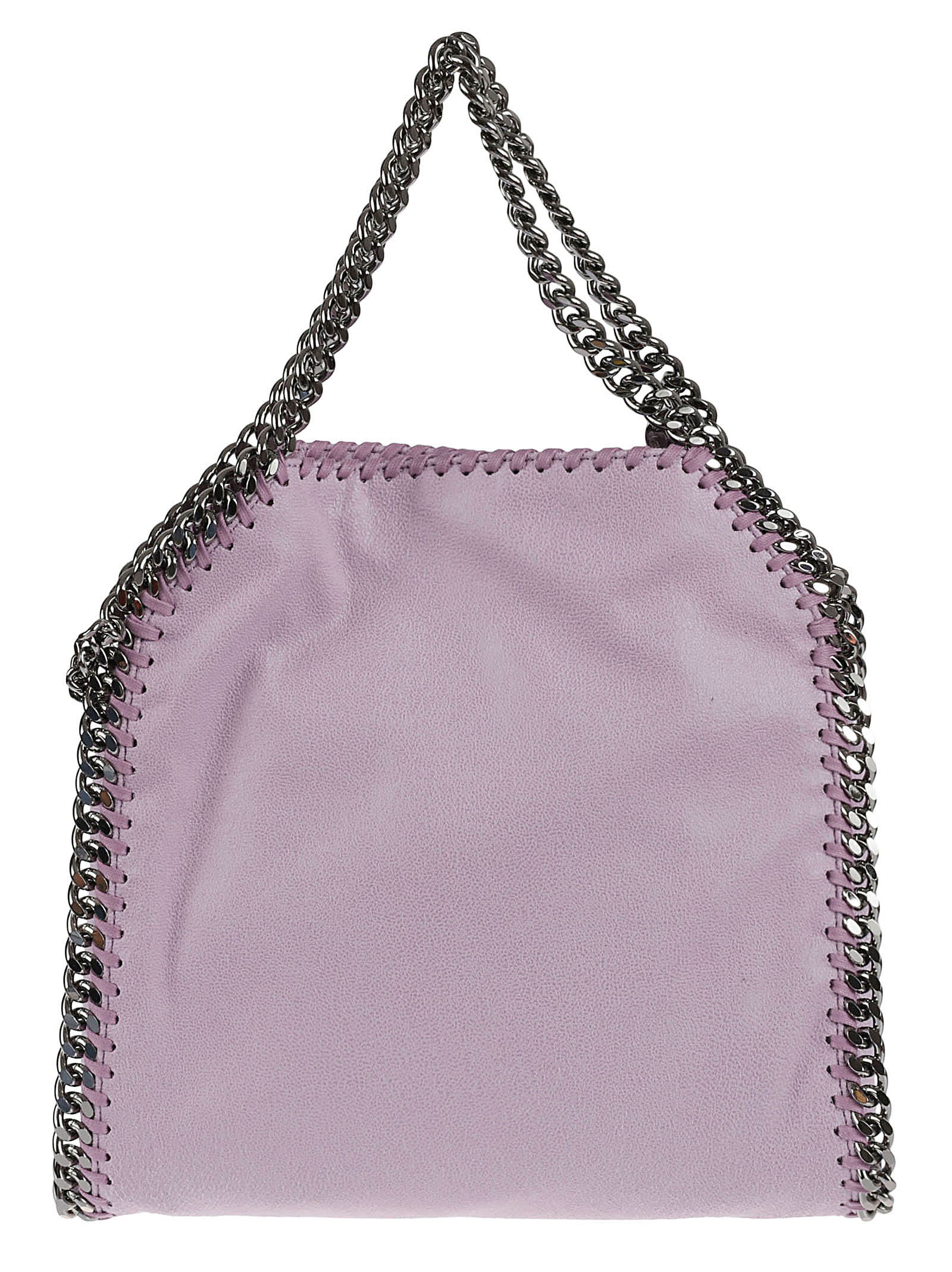 Shop Stella Mccartney Mini Eco Shaggy Deer Tote In Lilac