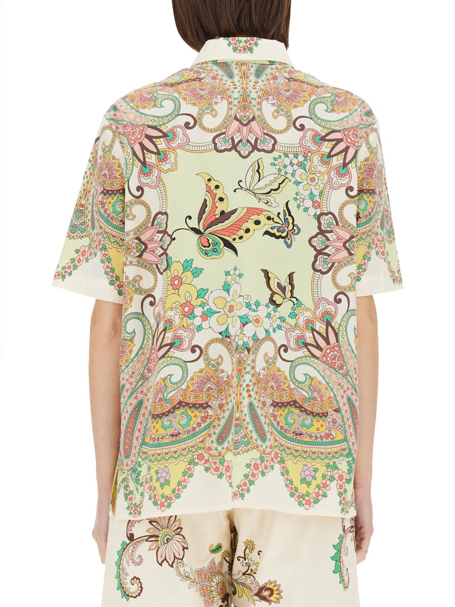 Etro Women's Printed Shirt | Size 44 | Wria0009 Color Ak794x0806 In Multicolour