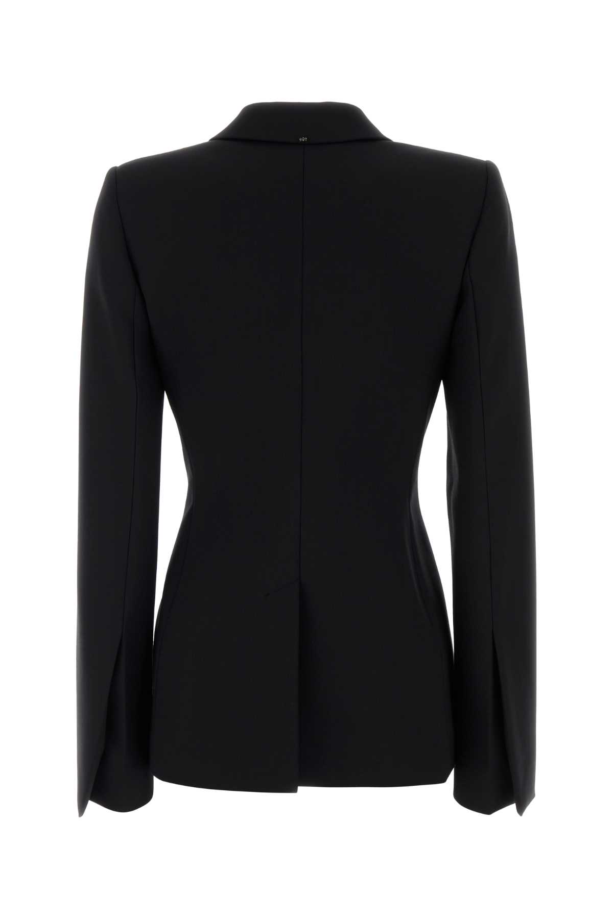 Sportmax Tailored Blazer In Technical Wool In Blue