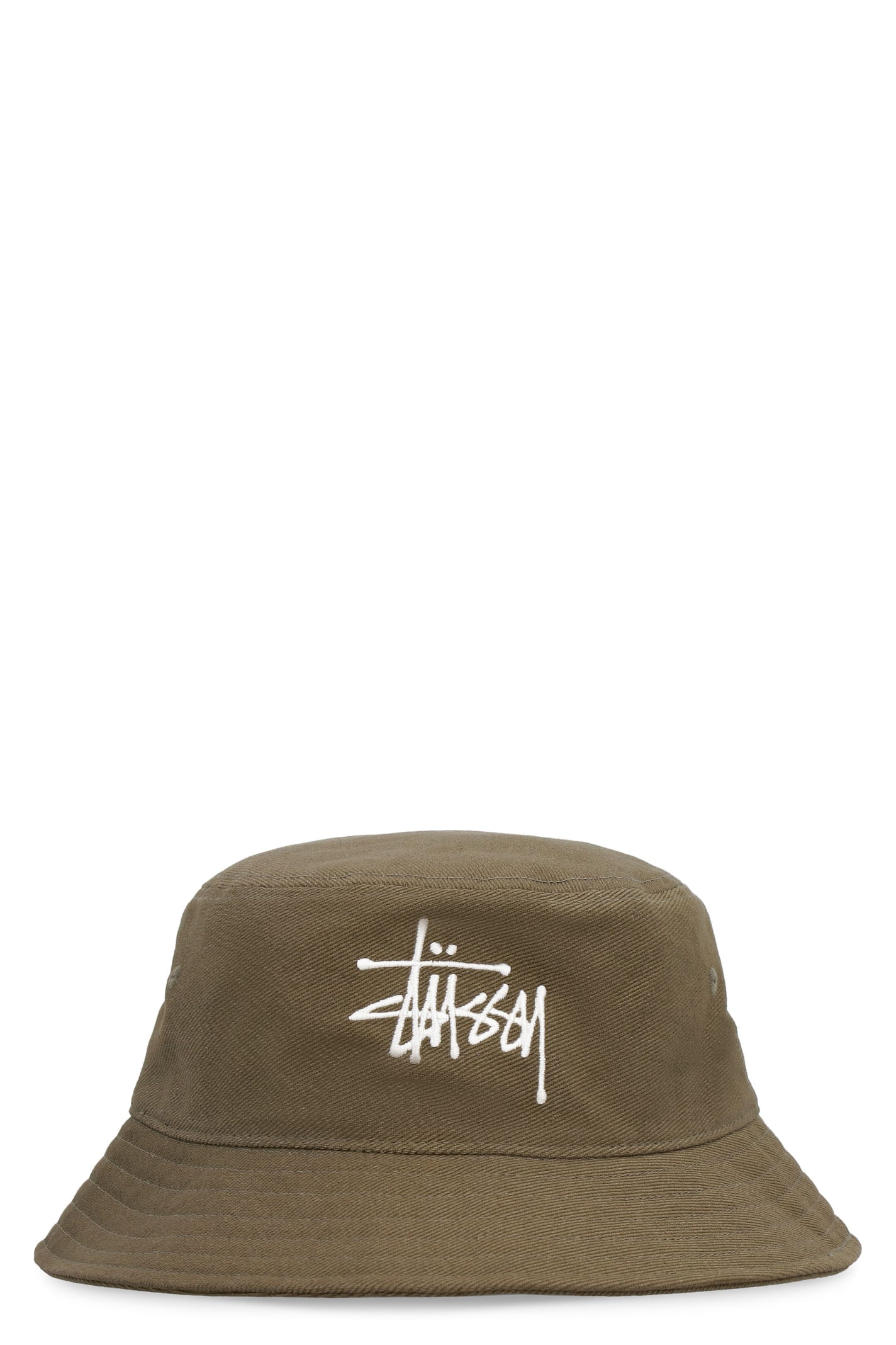 Stussy Cotton Hat In Green