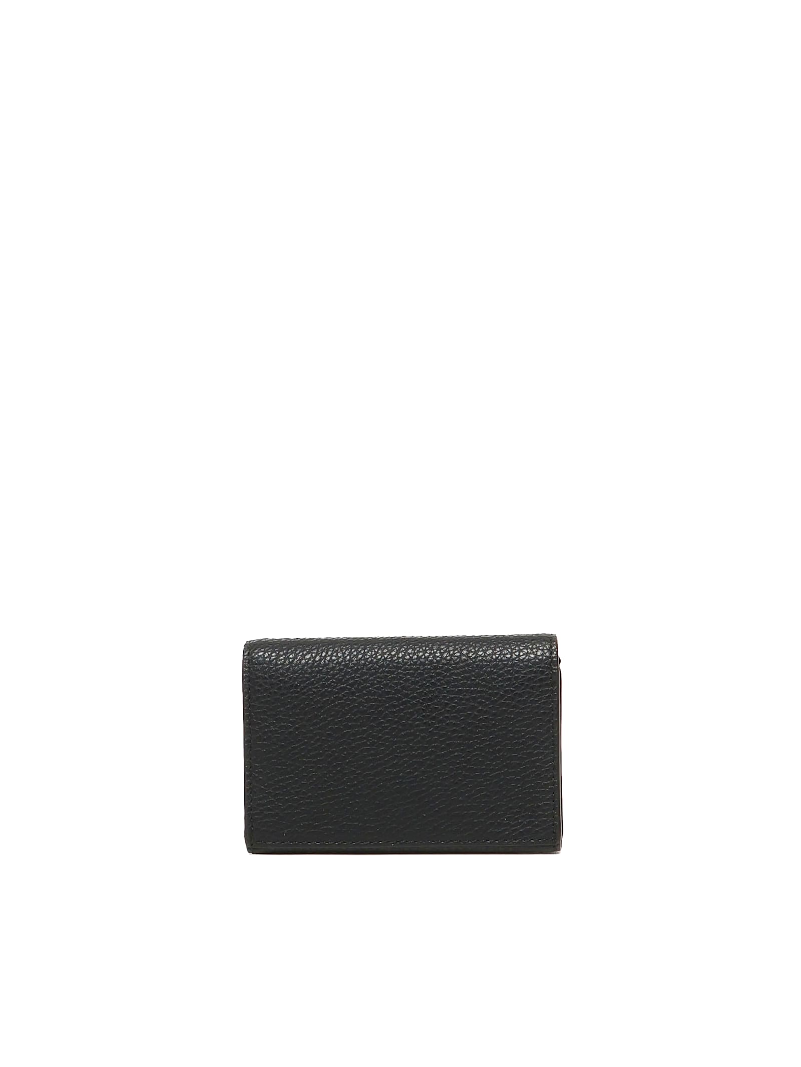 Michael Michael Kors Hudson Logo Card Holder In Black