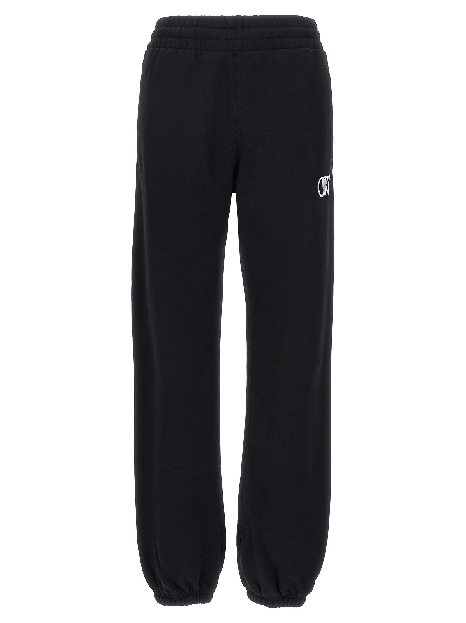 Shop Off-white Logo Joggers In Black
