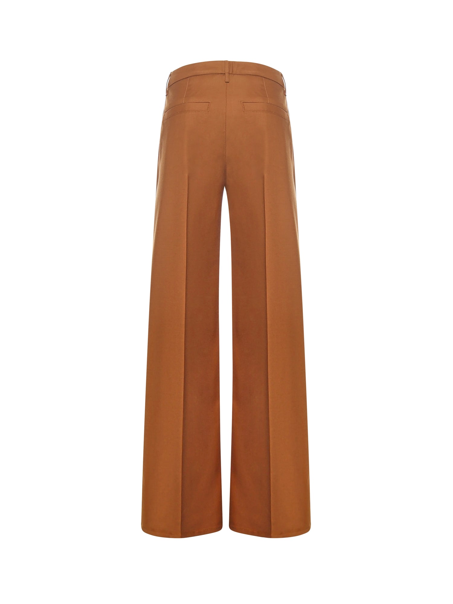 Dondup Belt Loops Wide Trousers In Brown