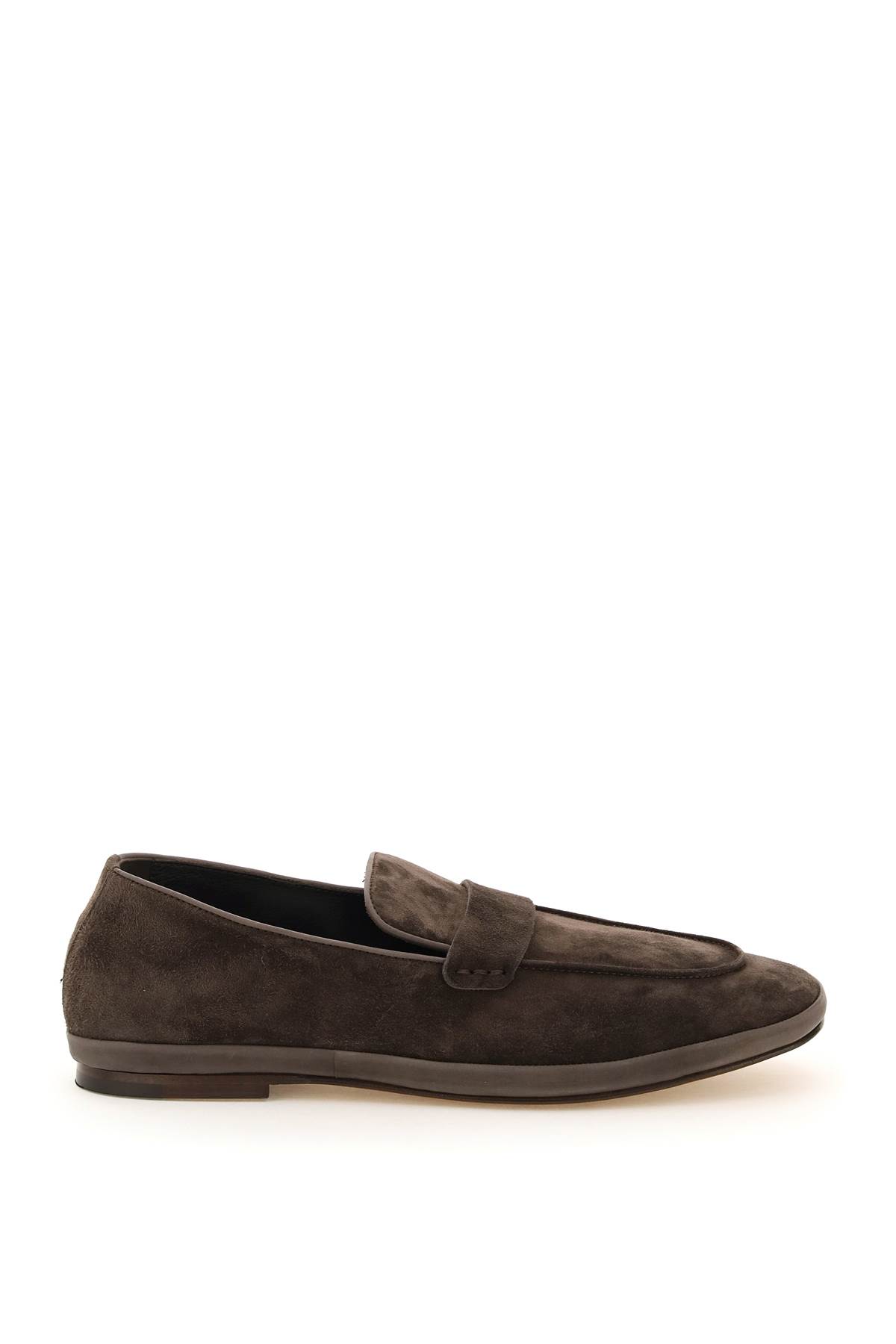 Henderson Baracco Ernest Suede Leather Loafers