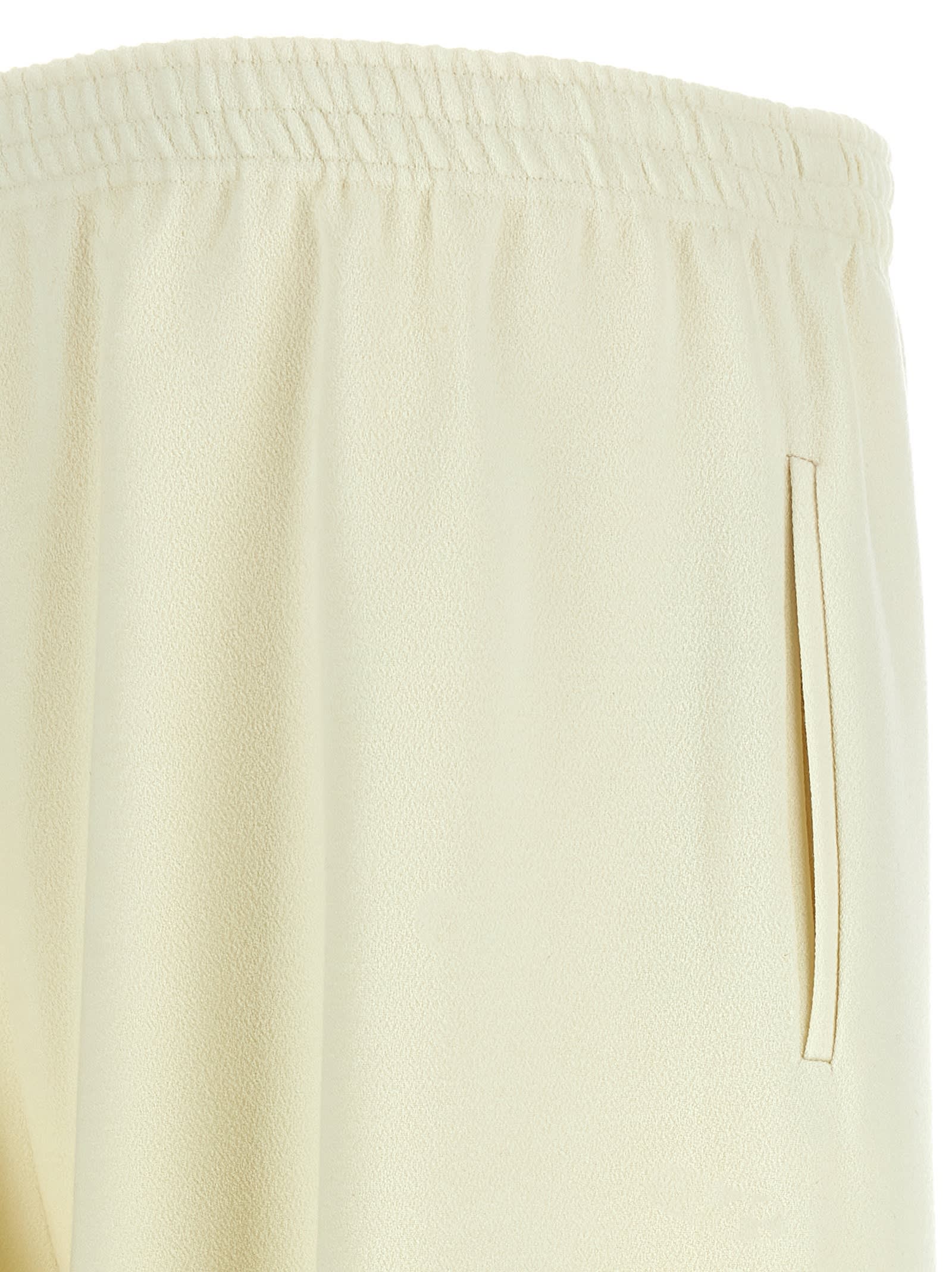 Magda Butrym Joggers With Elastic Cuffs And Pockets In Yellow