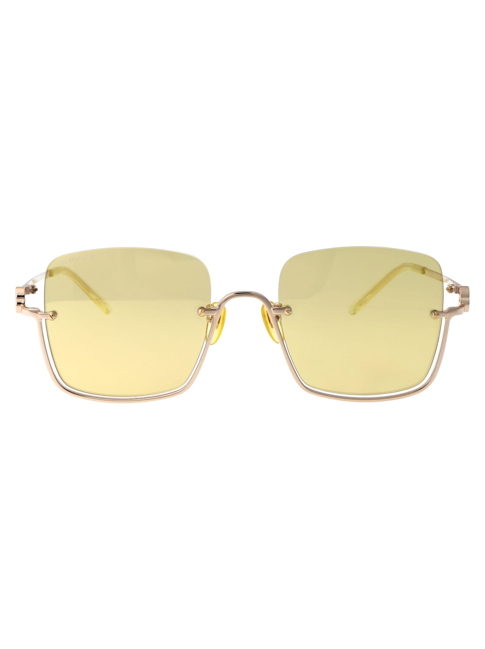Shop Gucci Gg1279s Sunglasses In 006 Gold Gold Gold