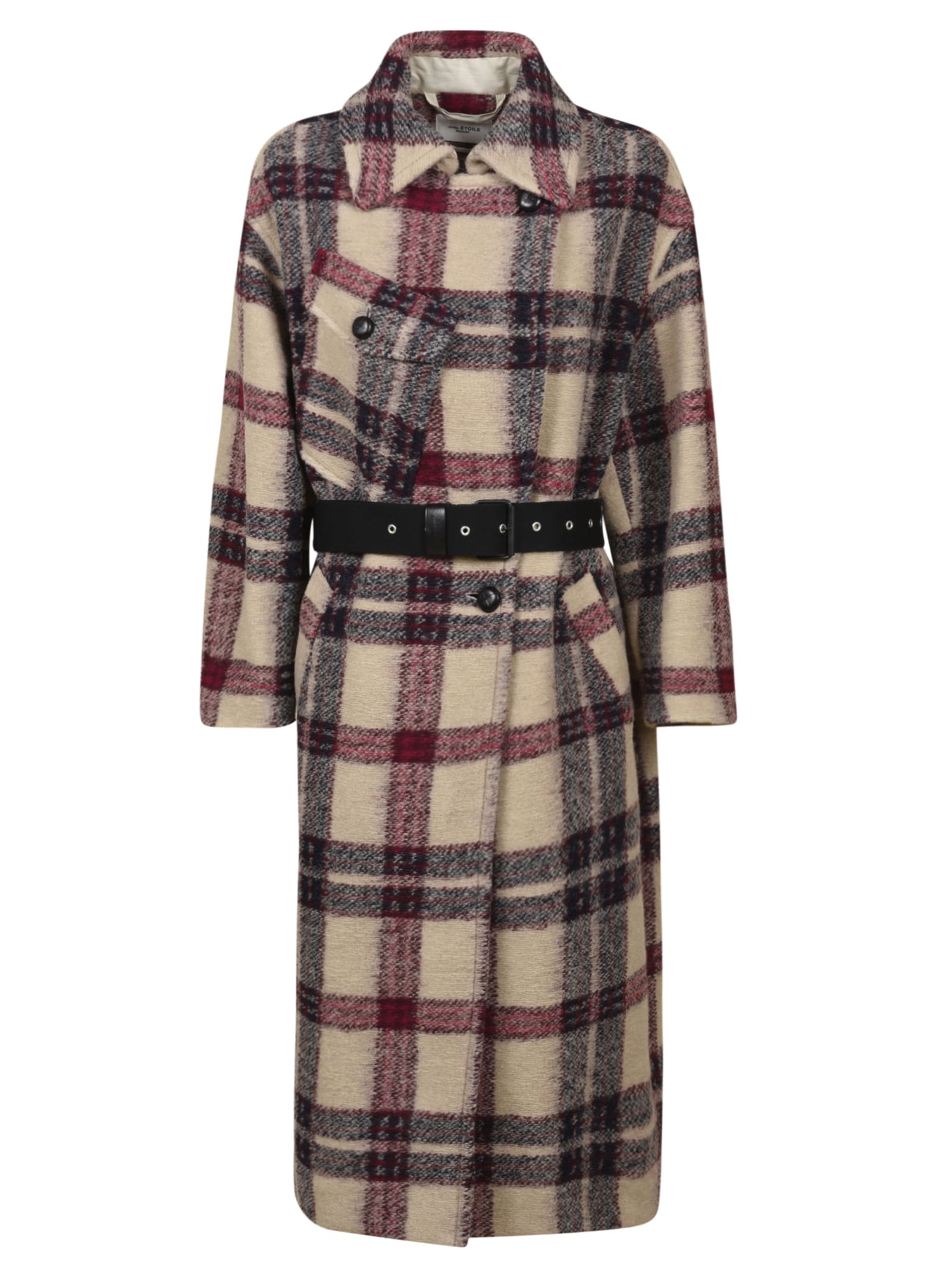 Isabel Marant Patched Pocket Check Trench