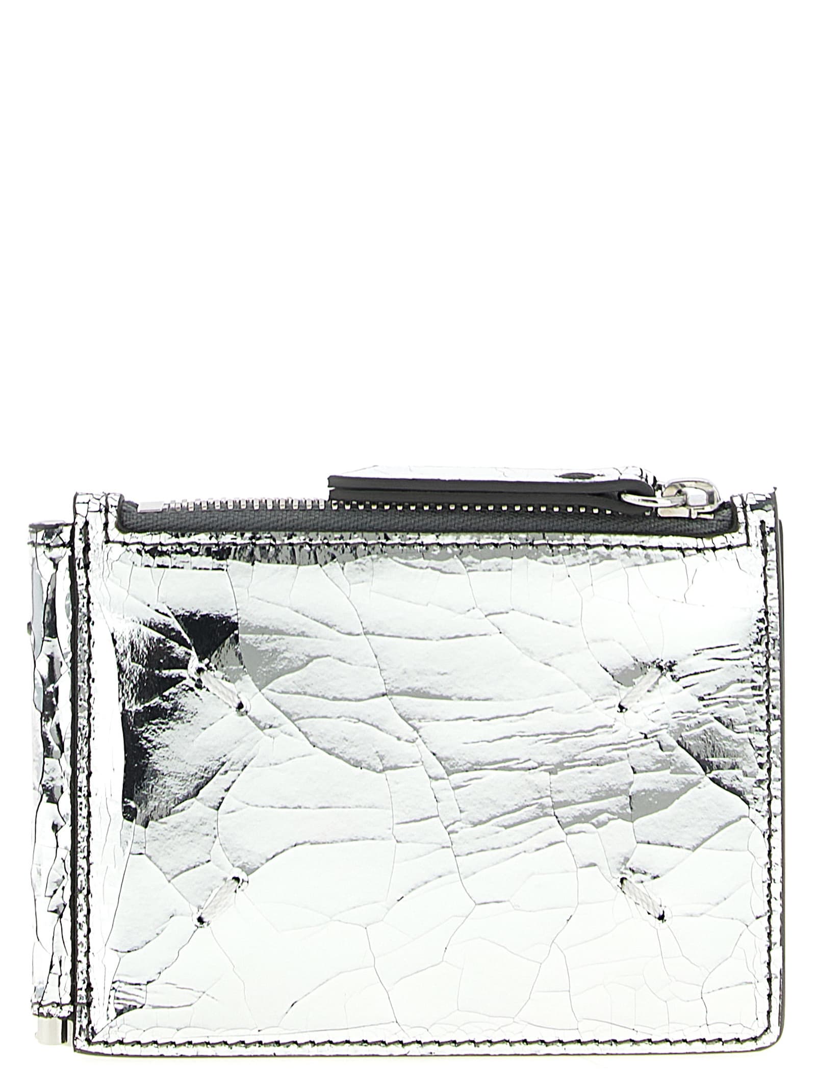Maison Margiela Bifold Wallet Wallets And Card Holders Silver In Silver
