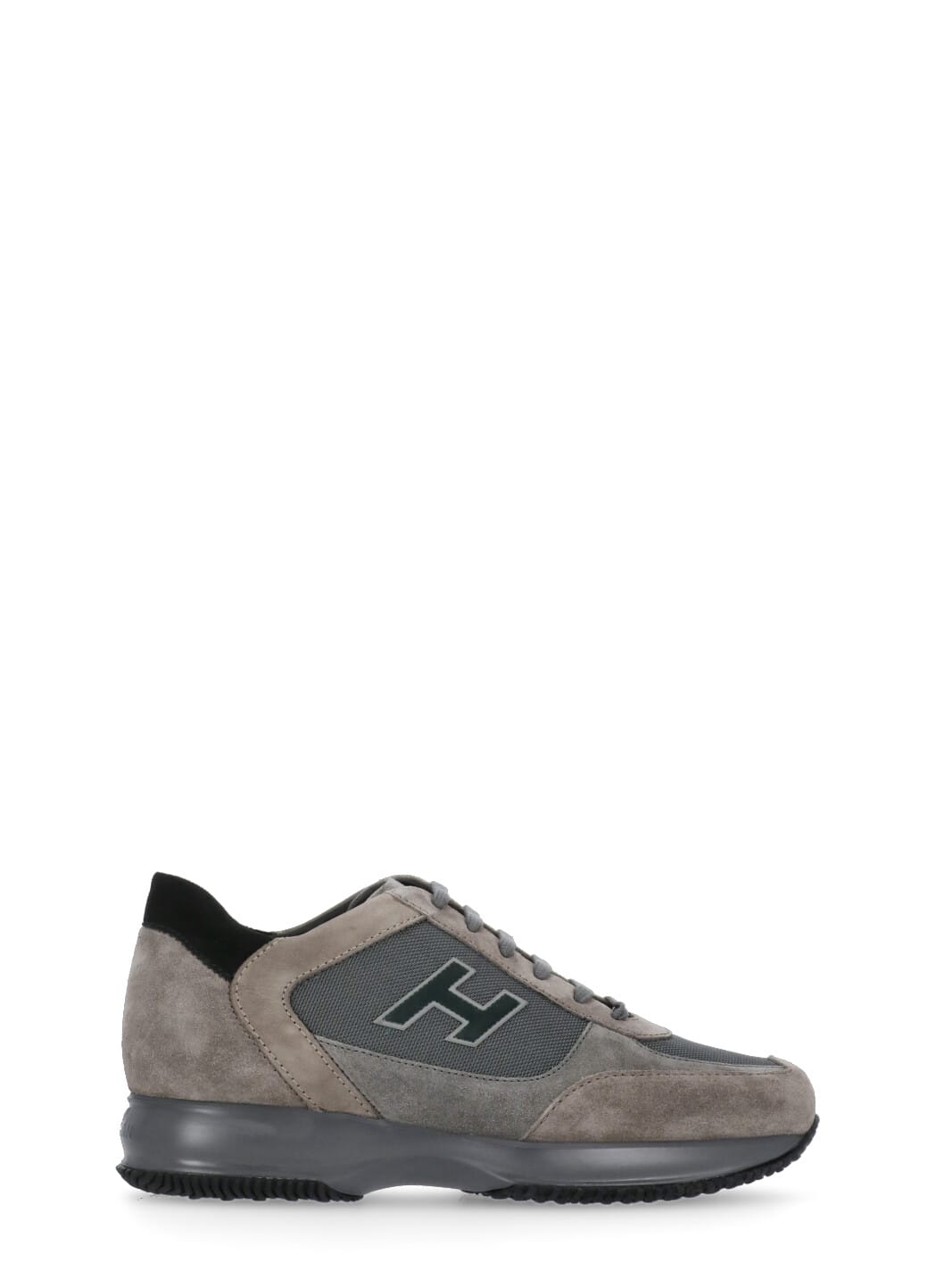 Shop Hogan Interactive Flock Sneakers In Brown