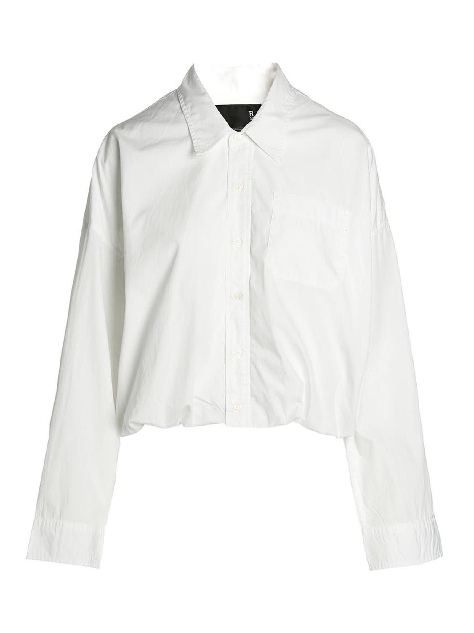 R13 GATHERED SHIRT
