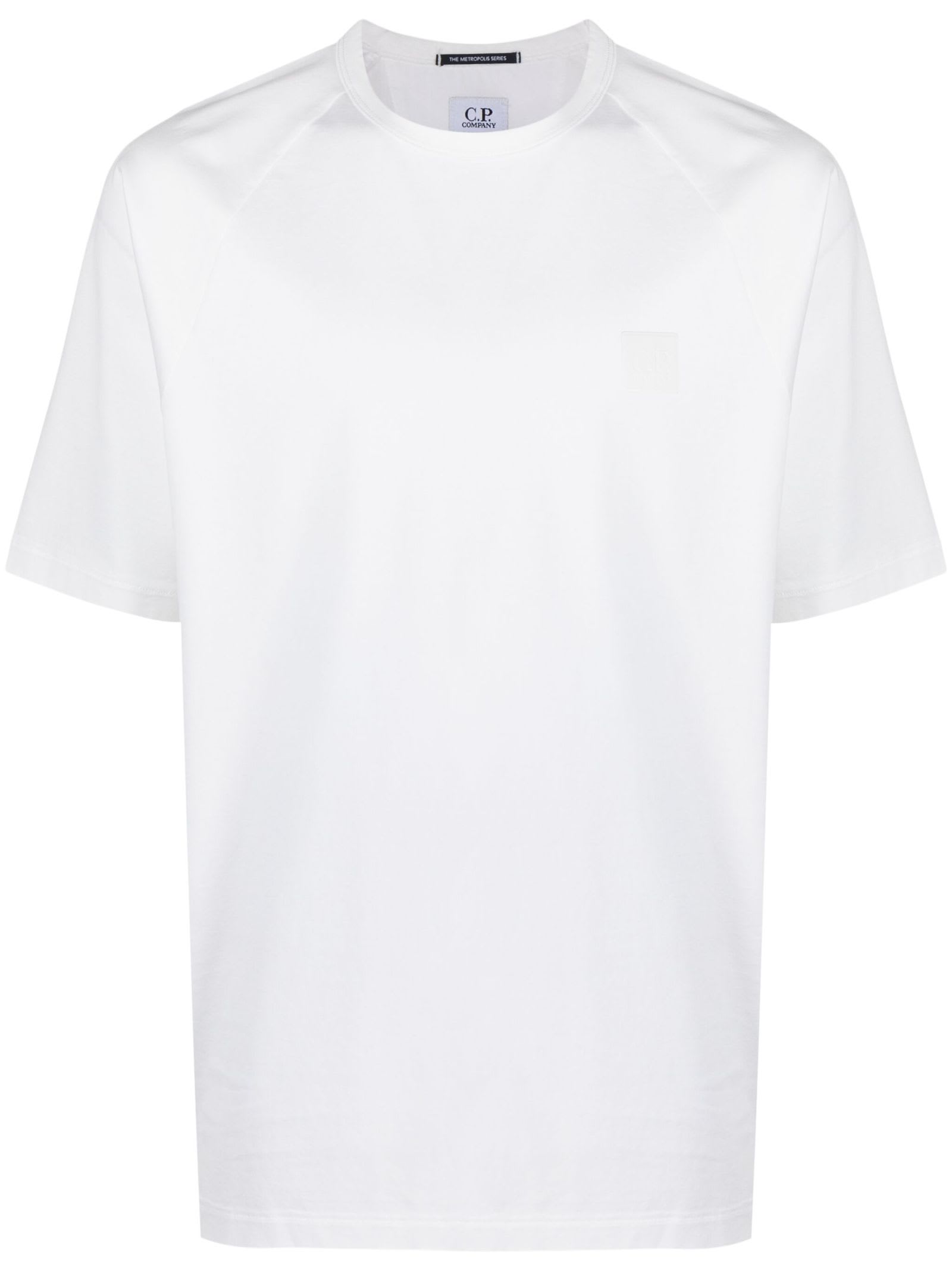 Shop C.p. Company Metropolis Series T-shirt In White