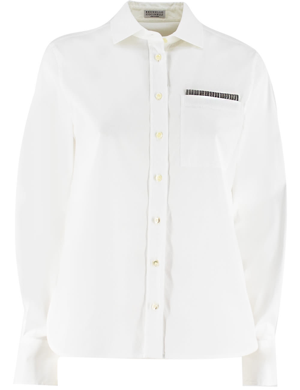 Shop Brunello Cucinelli Shirt In Bianco