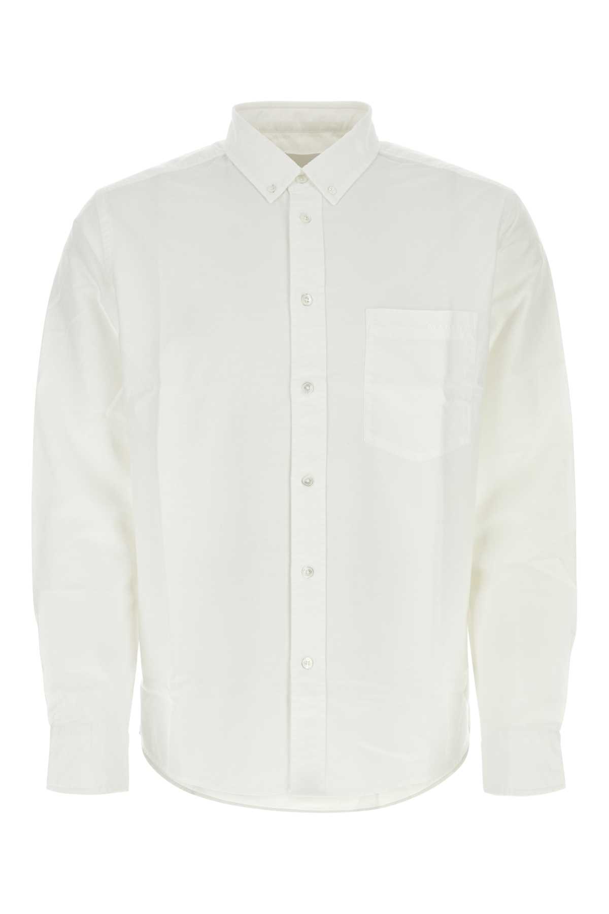 Shop Isabel Marant White Oxford Jasolo Shirt