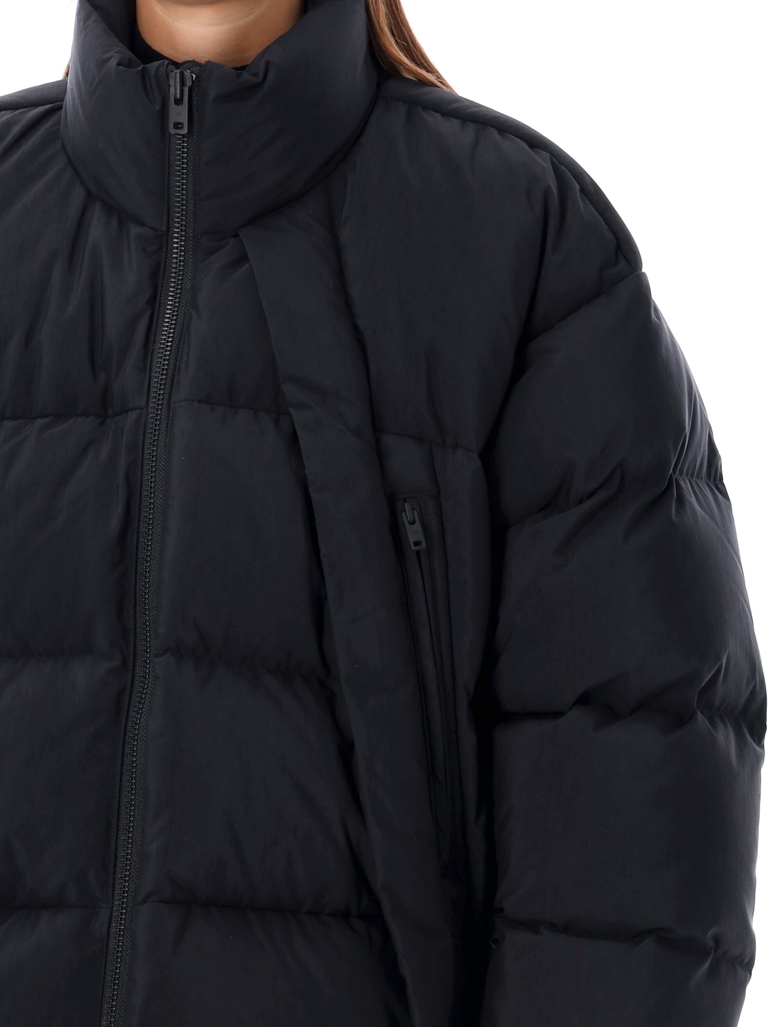 Shop Y-3 Puffer Jacket In Black