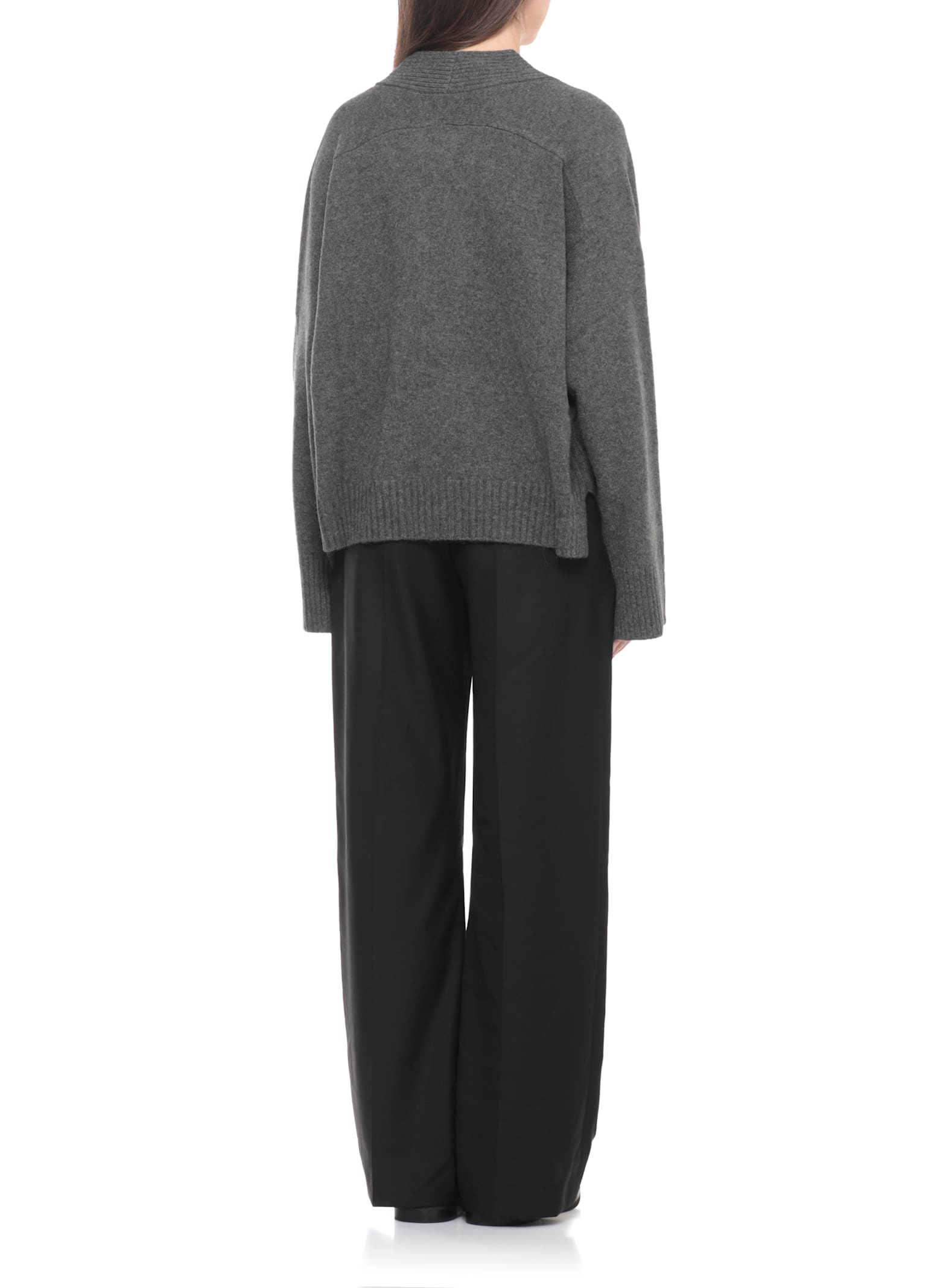 Loulou Studio Kaia Lds Cardigan In Gray