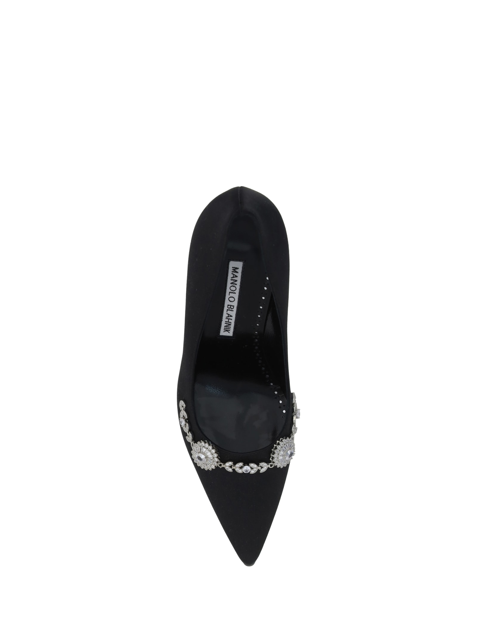 Shop Manolo Blahnik Lamik Pumps In Blck