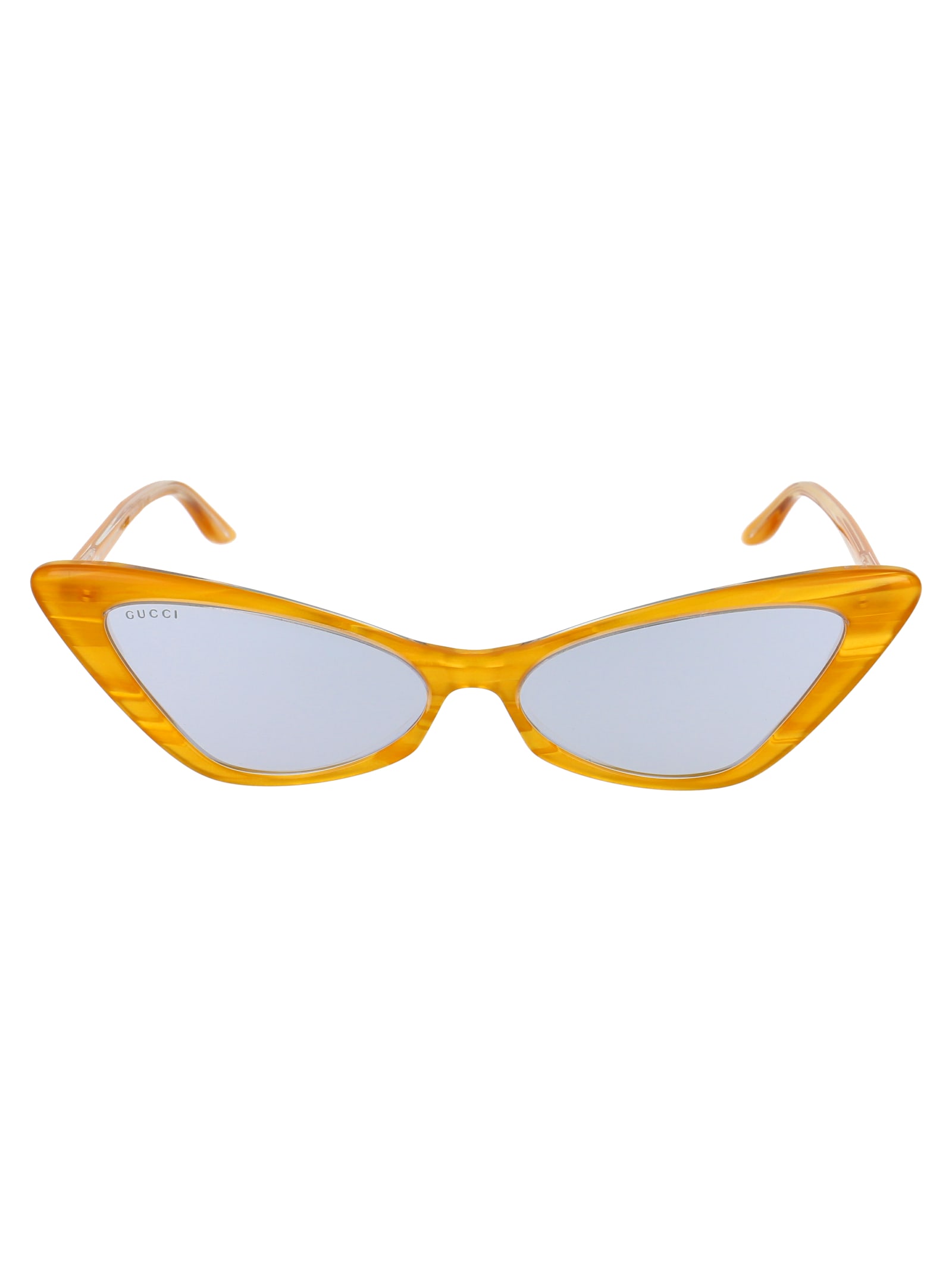 Gucci Sunglasses In Yellow Yellow Silver