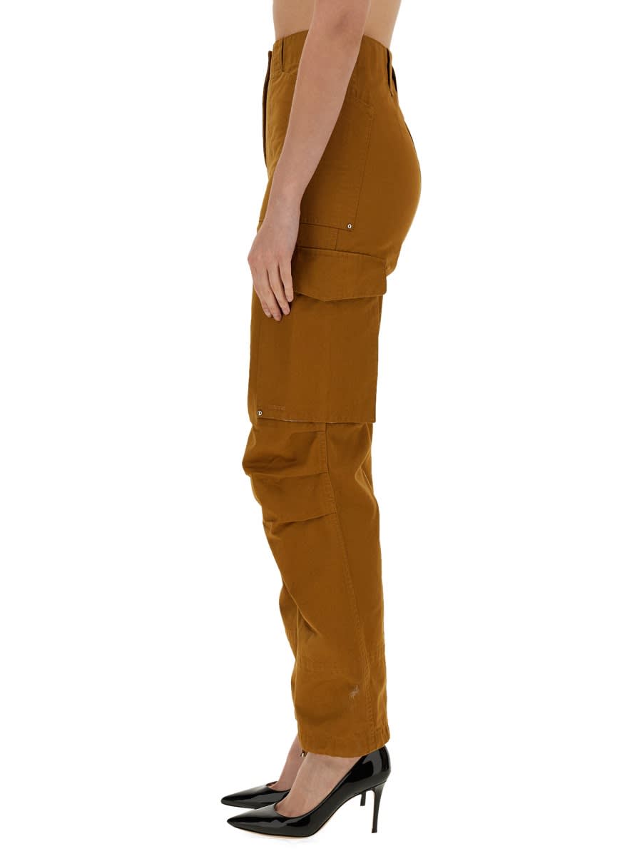 Rabanne Belt Loops Slacks In Buff