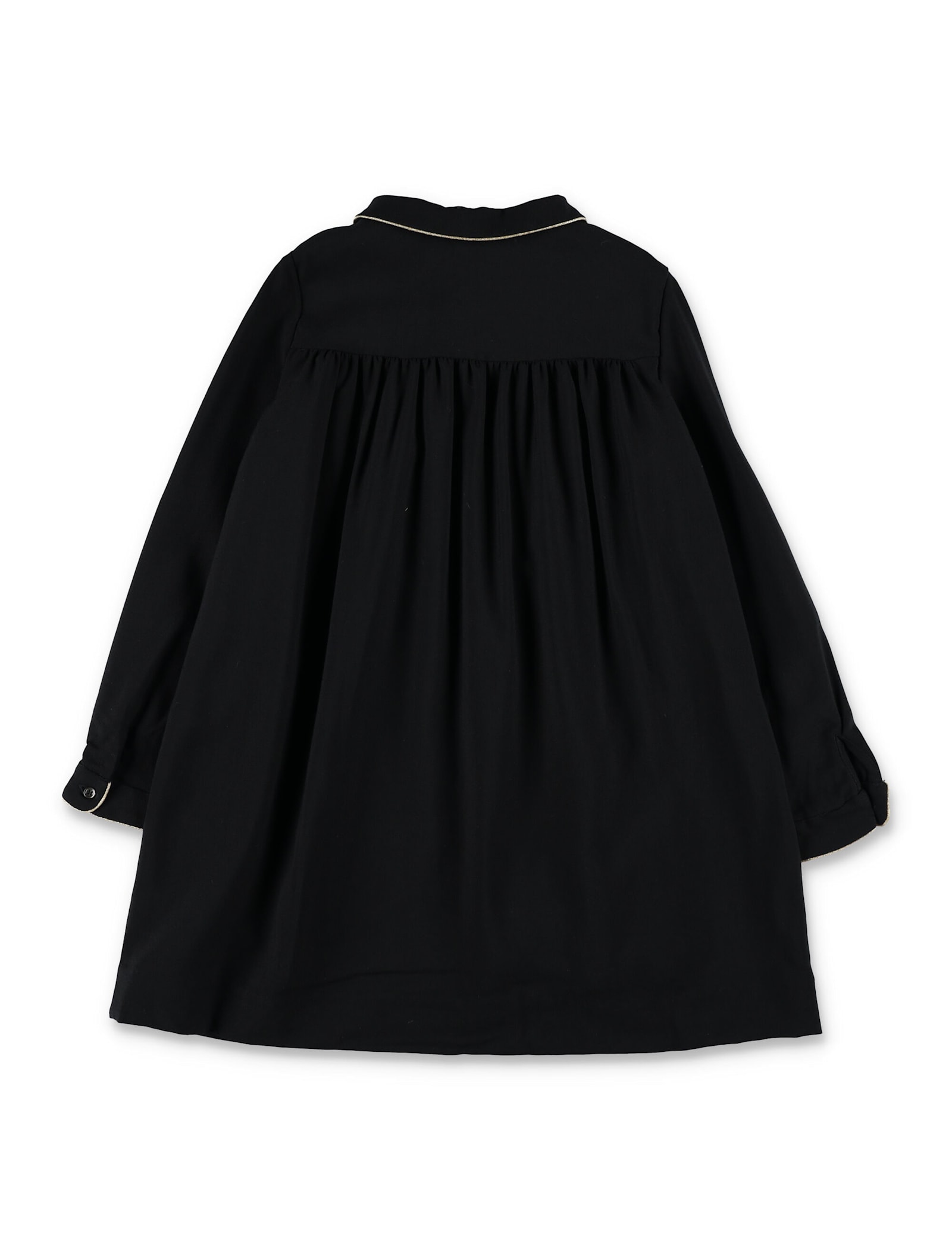 Bonpoint Twill Dress In Black