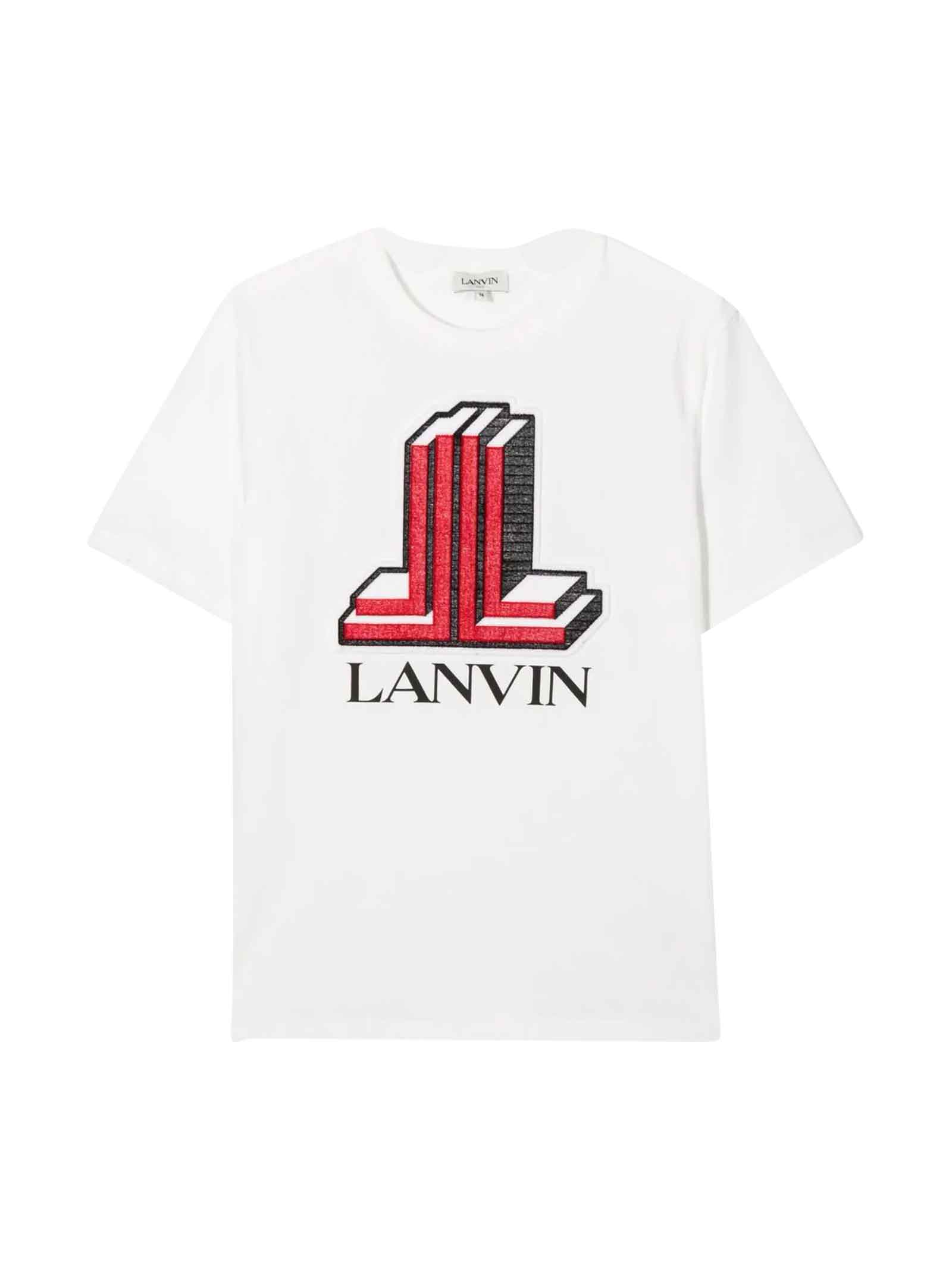 Lanvin Unisex T-shirt With Embroidery
