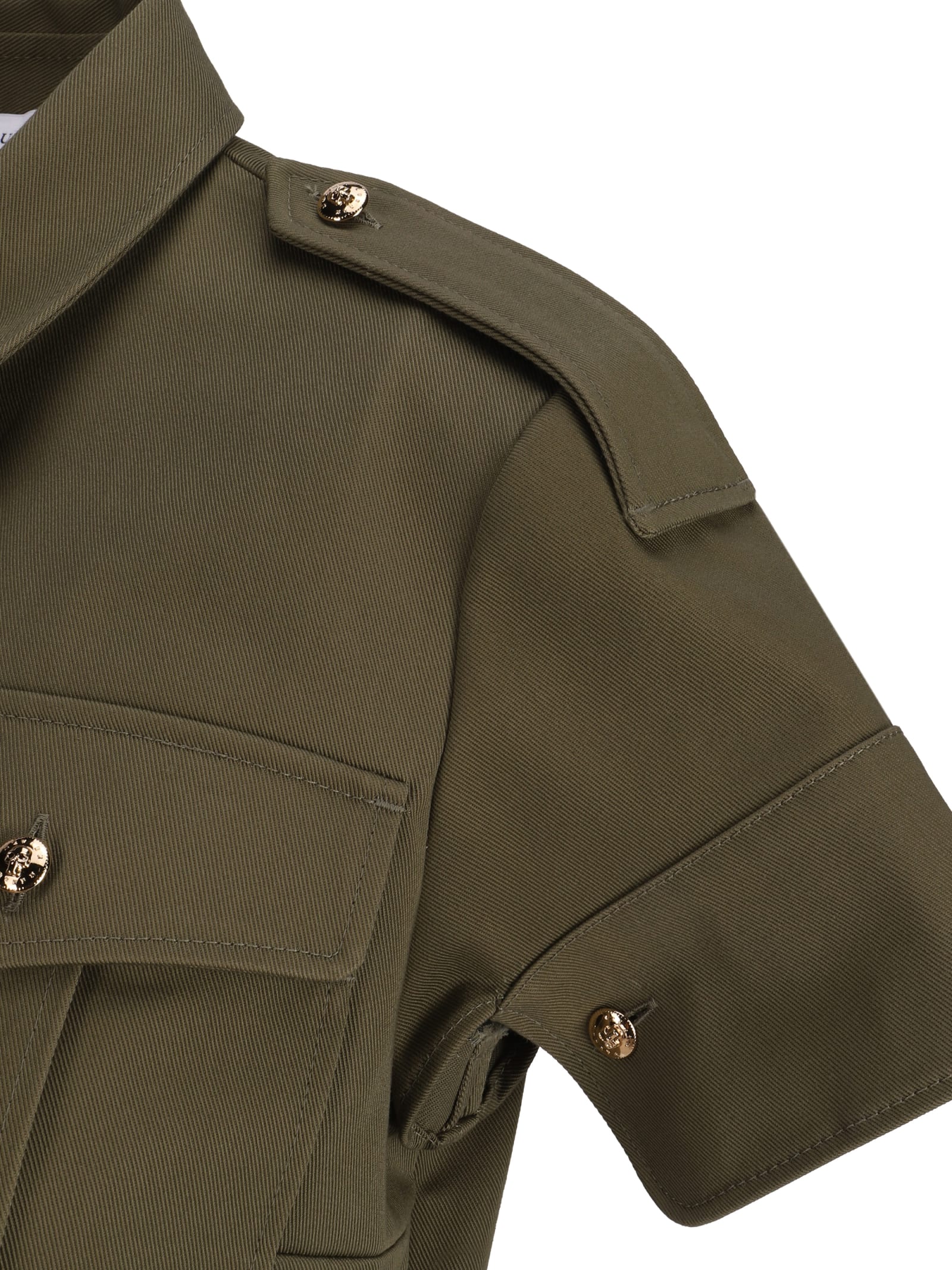 Shop Alexander Mcqueen Shirt In Military Green