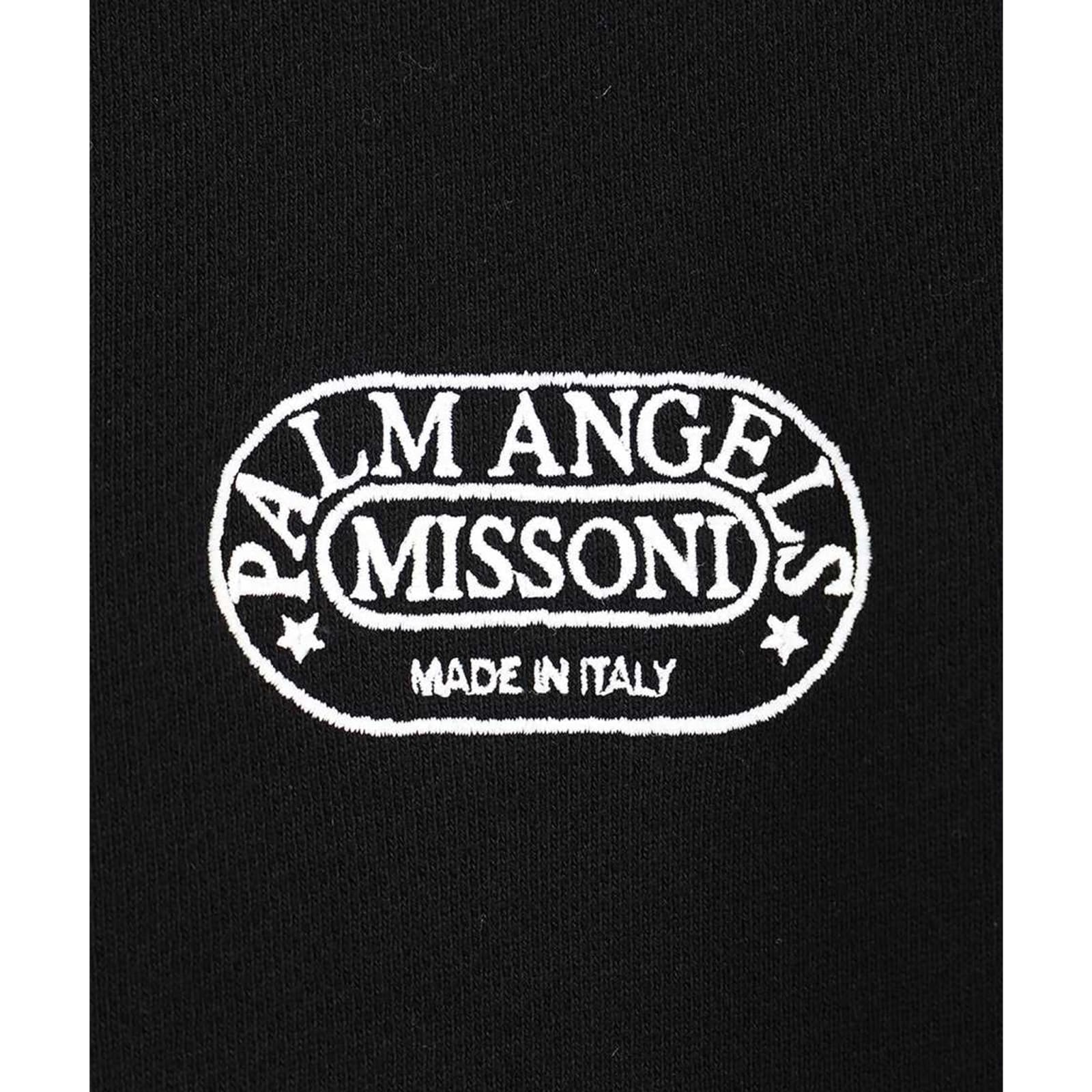 Shop Palm Angels X Missoni Mind Logo Sweatshirt In Black