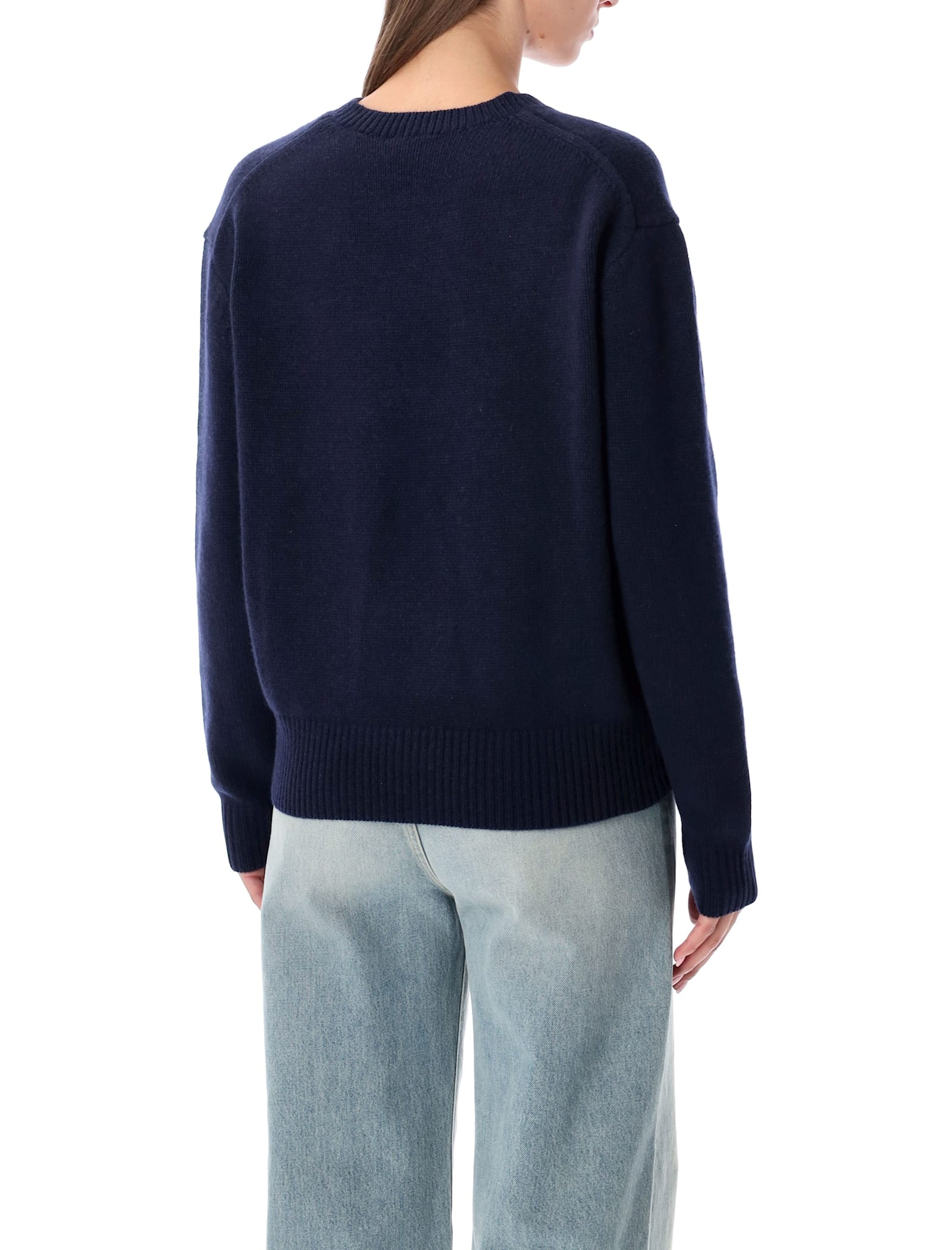 Polo Ralph Lauren Polo Bear Wool Cashmere Sweater In Blue