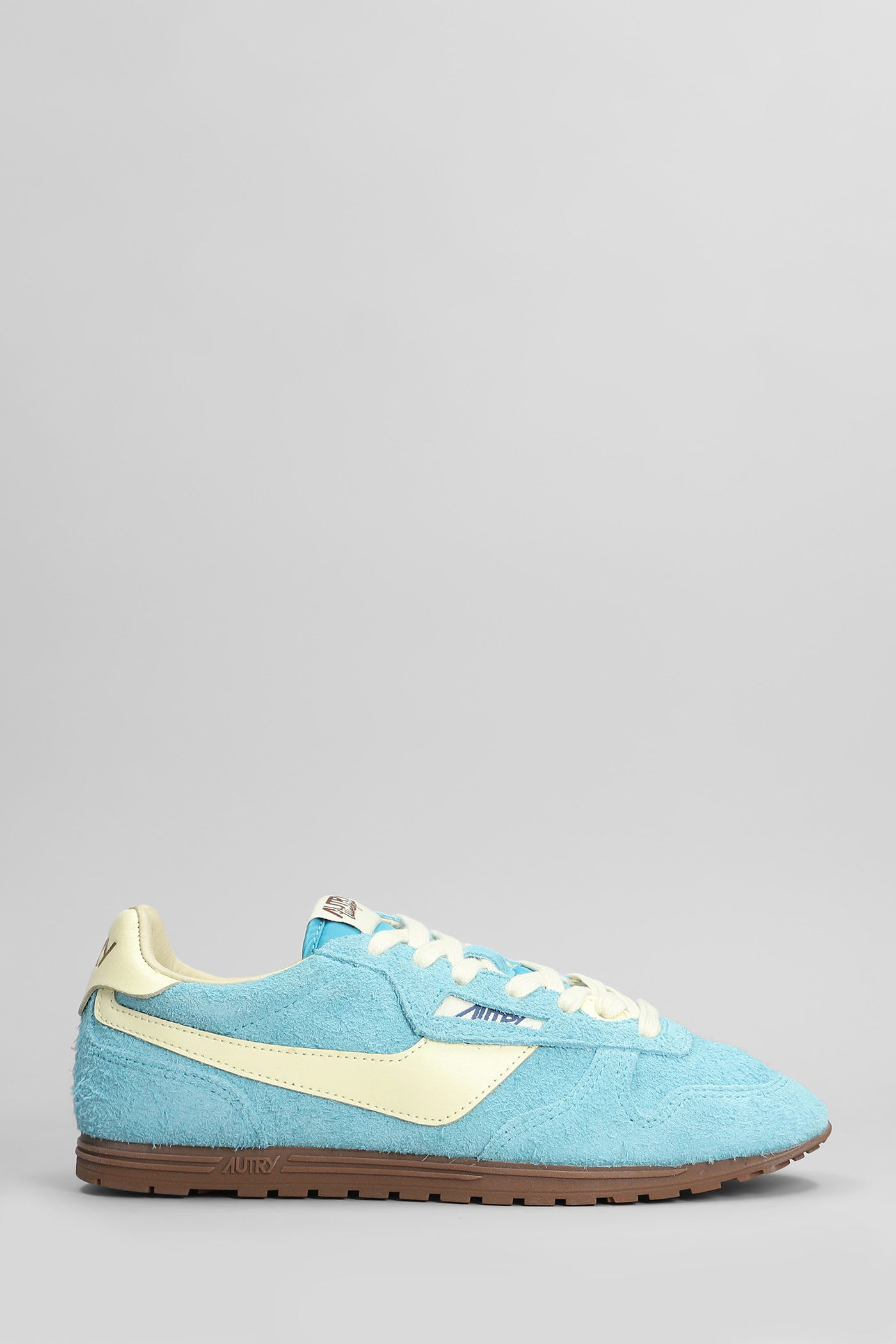 Autry Windspin Suede And Leather Low-top Sneakers In Multi