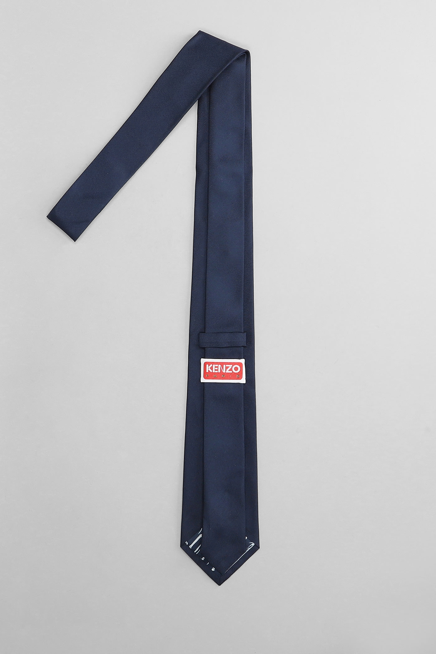 Shop Kenzo Tie In Blue Silk