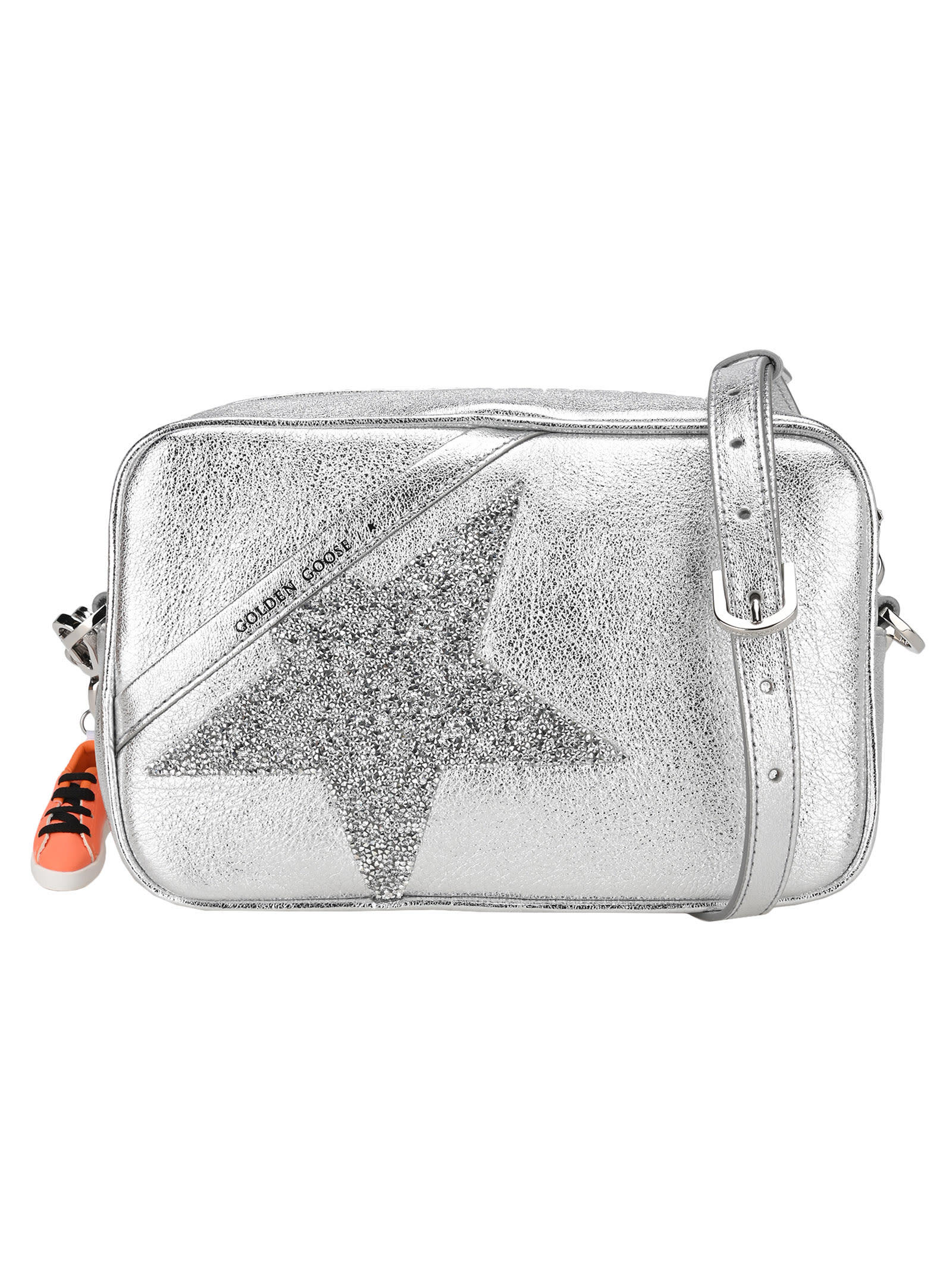 black and white embellished cross body bag