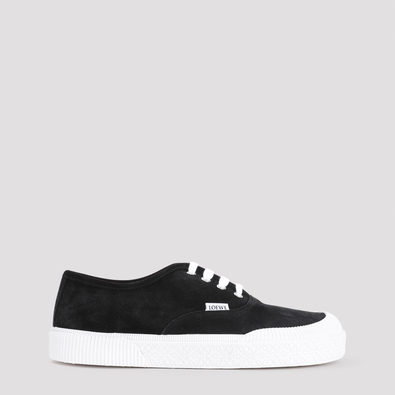 Shop Loewe Terra Vulca Sneakers In Black