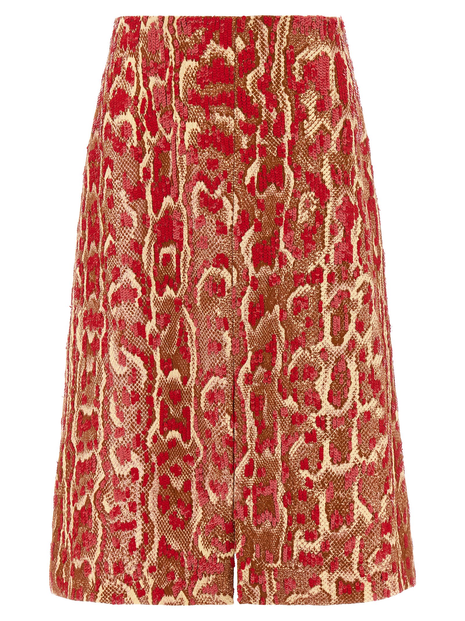 Shop Dries Van Noten Shera Bis Skirt In Multicolor