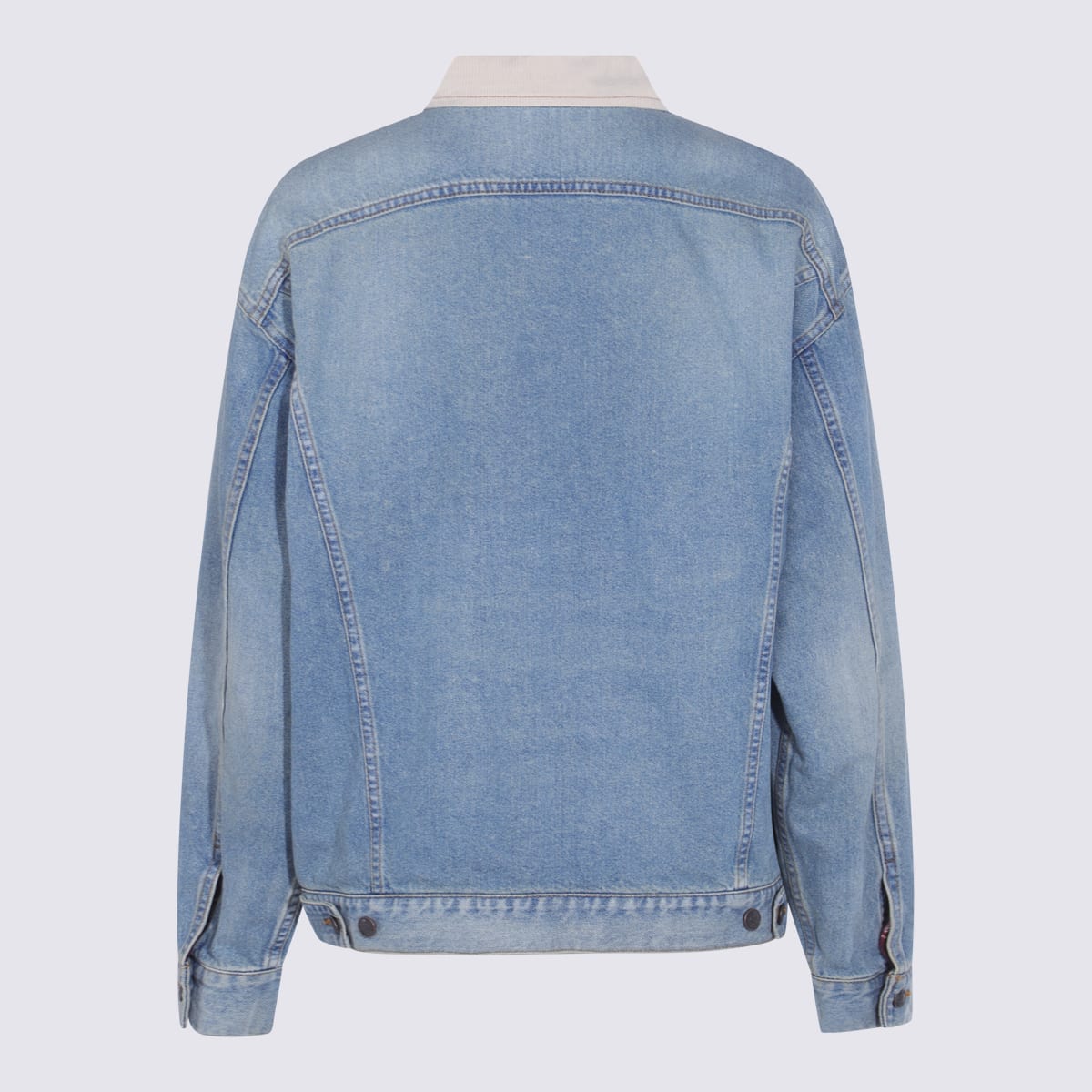 The Row Light Blue Cotton Jorelle Denim Jacket In Blue