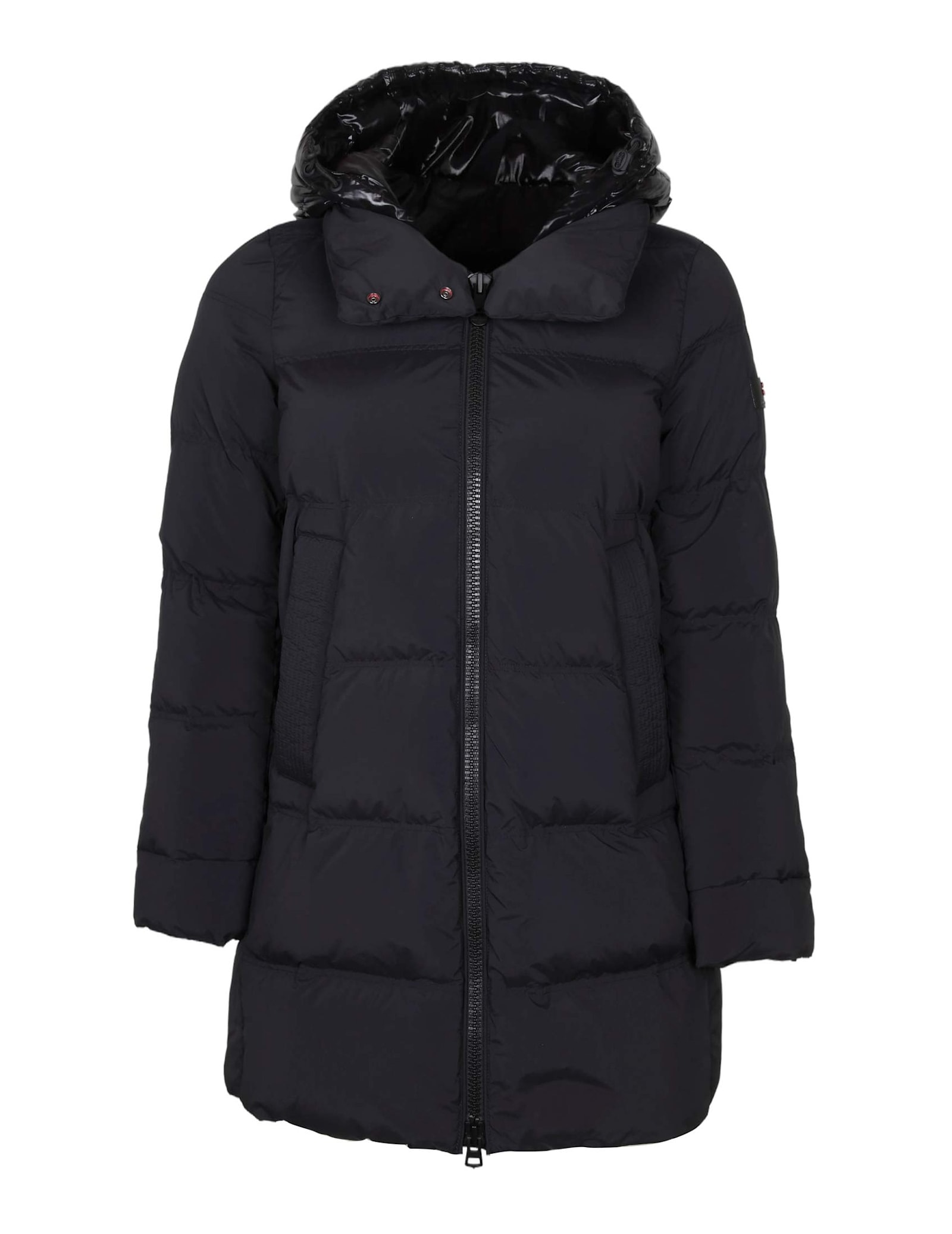 Shop Peuterey Unix ml Bmat Double Fabric Down Jacket Black Color