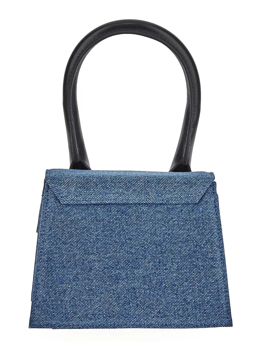 Shop Jacquemus Le Chiquito Moyen Handbag In Blue