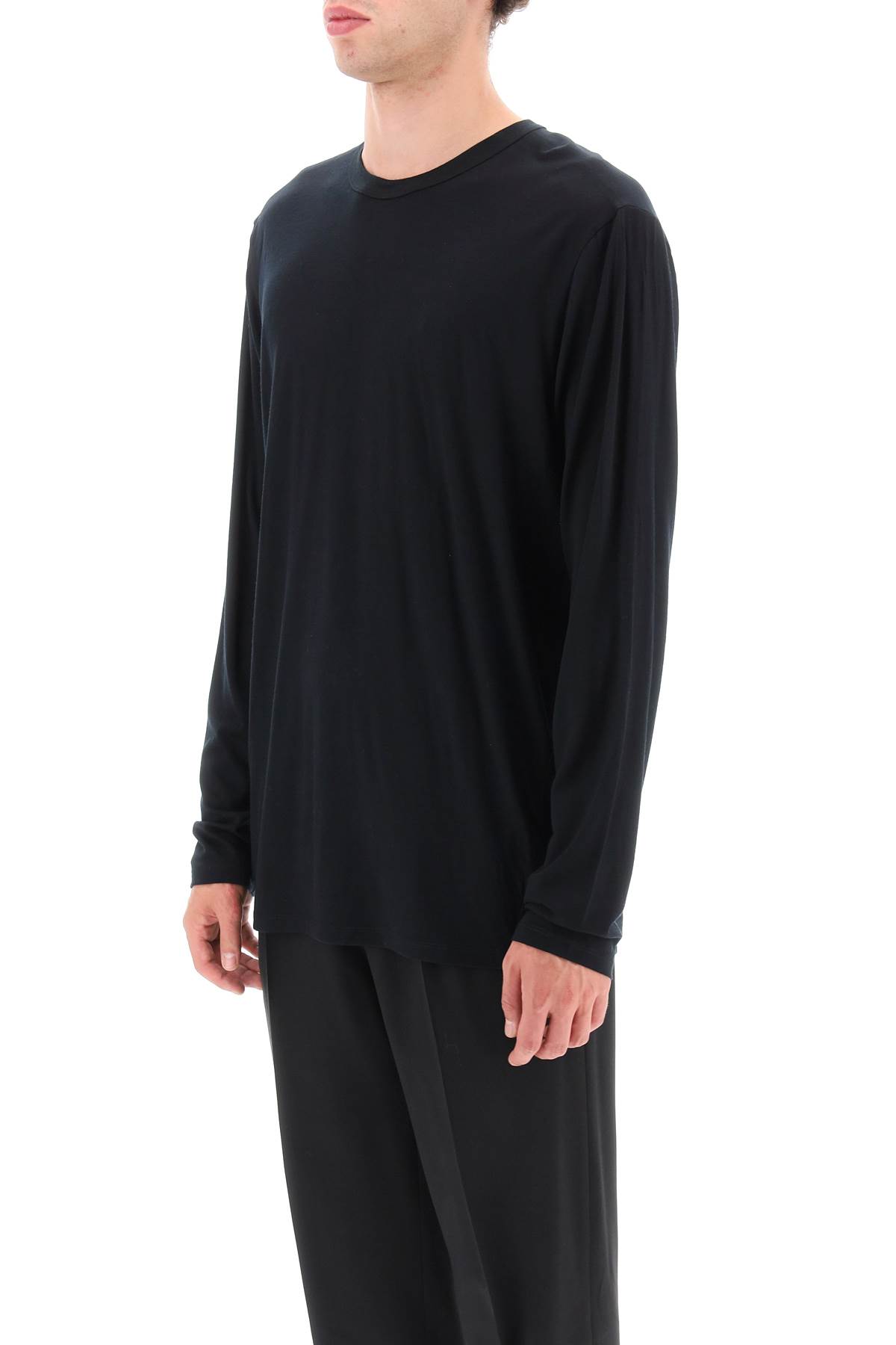 Arc'teryx Wool Jersey Long Sleeve T-shirt In Black